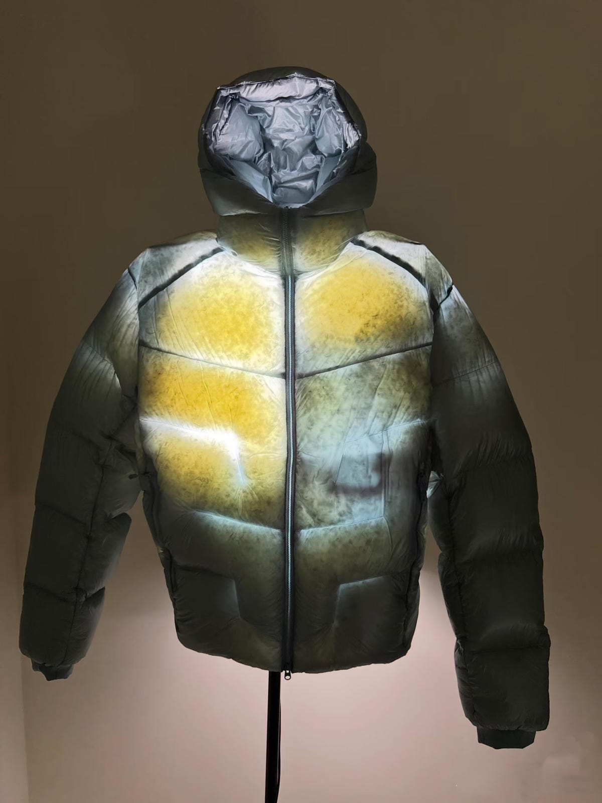 Hooded Duck Down Jacket Unisex Outdoor Warm  Water-proof Woman Man with Pocket