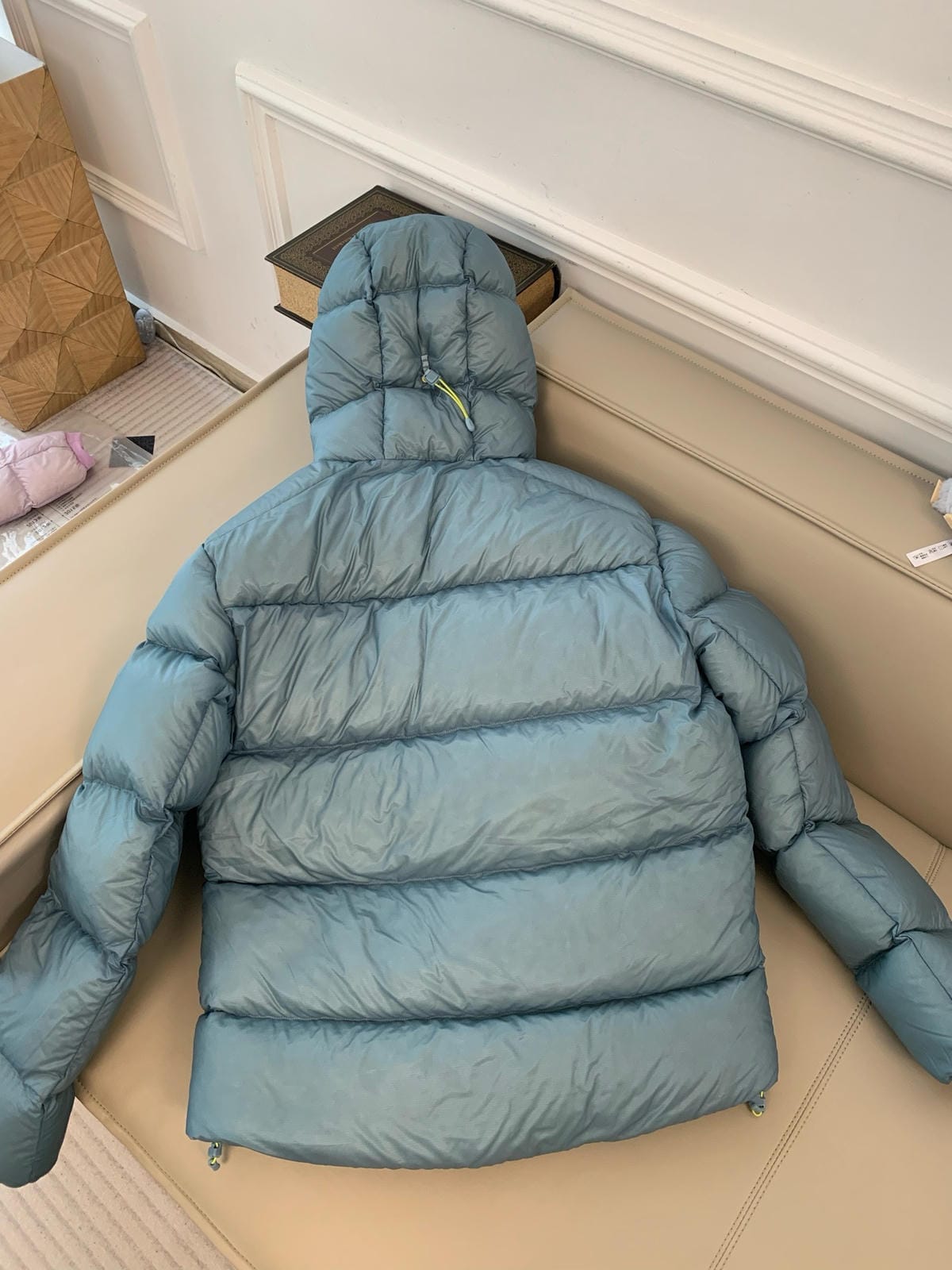 Hooded Duck Down Jacket Unisex Outdoor Warm  Water-proof Woman Man with Pocket