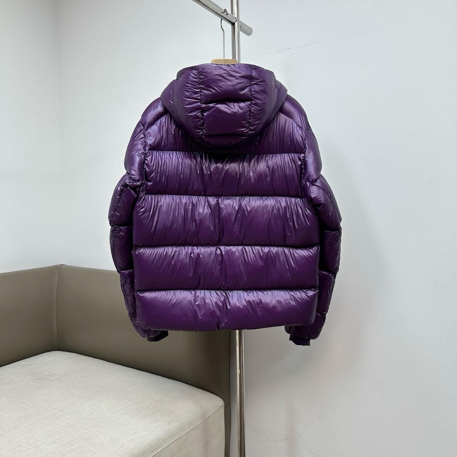 Hooded Duck Down Jacket Unisex Outdoor Warm  Water-proof Woman Man with Pocket