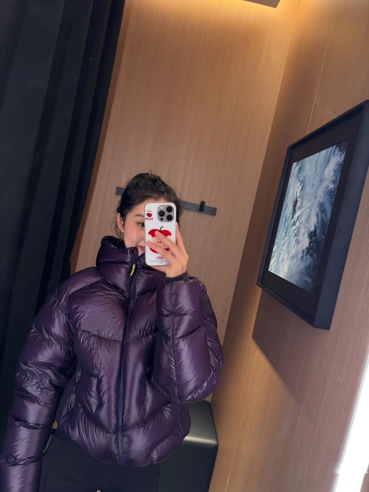 Hooded Duck Down Jacket Unisex Outdoor Warm  Water-proof Woman Man with Pocket