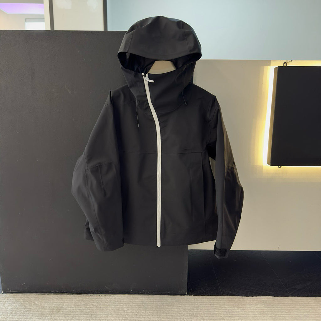 Unisex Waterproof Windproof Anti-Wrinkle Hardshell Jacket All-Weather Easy Care