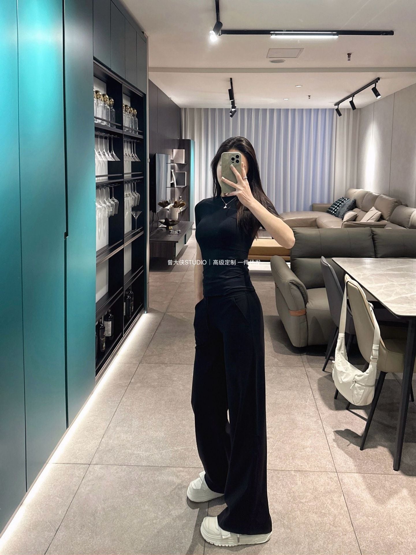 *Lulu Same Style Nulu Double Layer Slim Waist Bare Feel Short Sleeve Casual Sports Ultra Soft Slim Fit Versatile Slimming T Women's T-shirt