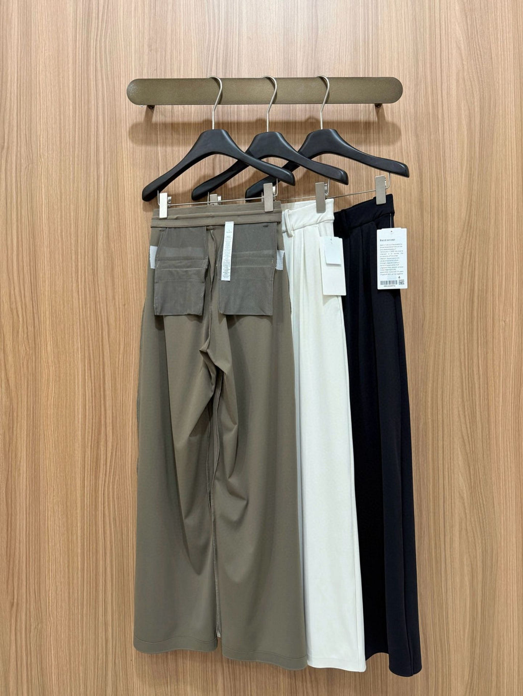 Daydrift Stretch Casual Trousers Draped Four-Way Stretch Elastic High Waist Lazy Loose Wide-Leg Pants for Women