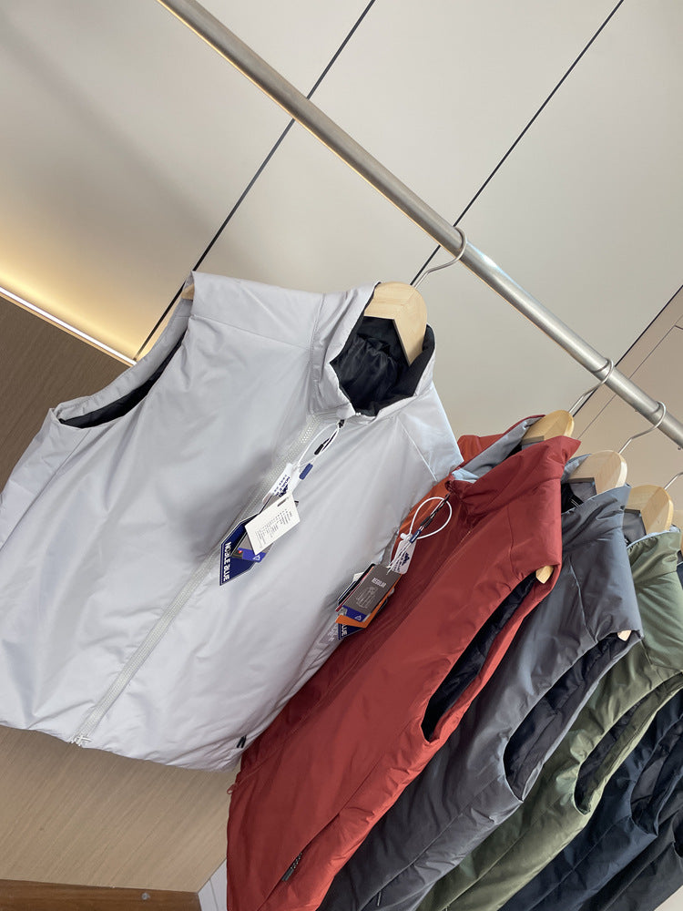 "Bird"AT0M Series！Warmer than down P Cotton！Autumn and Winter Men's Export Stand Collar Vest