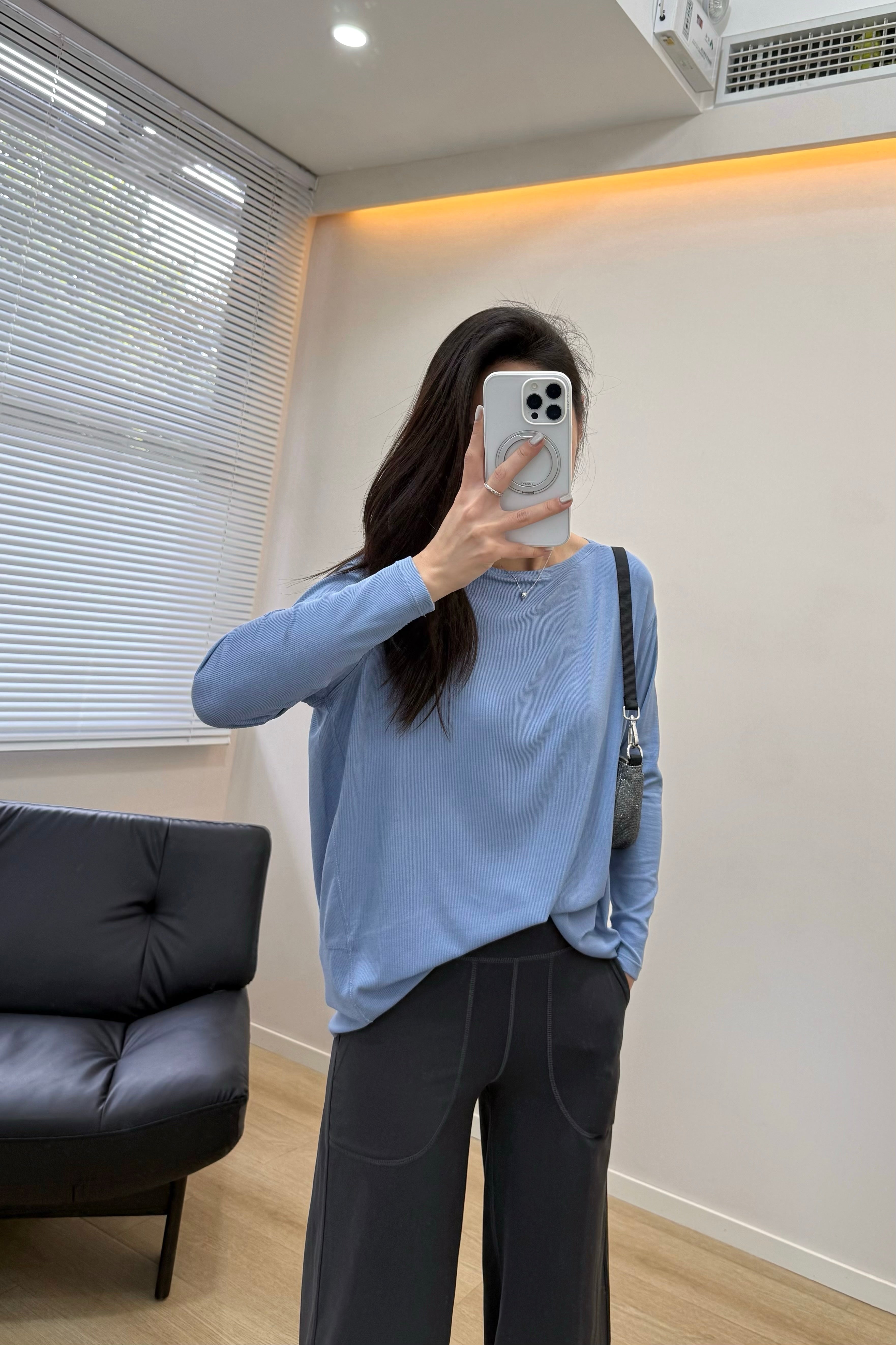 Women's Action Tencel Modal Soft Long Sleeve Breathable Activewear Yoga Running Casual Top Wearing