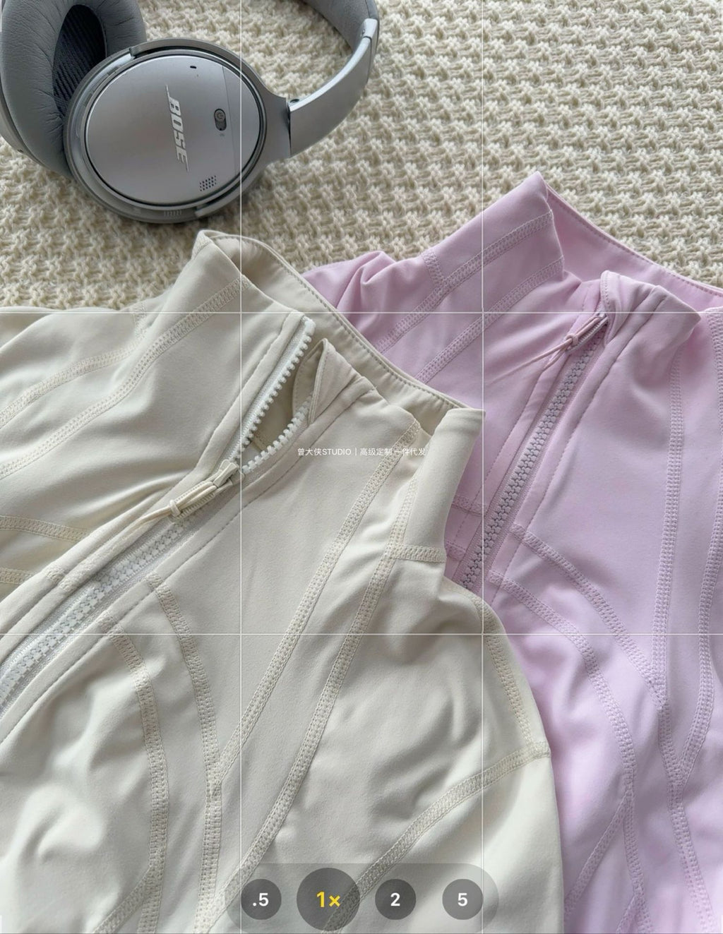 *Define Canada Short Style Cropped Yoga Sports Jacket Women's Slim Stand Collar Fitness Jacket Spring Women