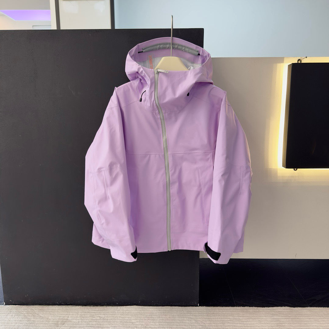 Unisex Waterproof Windproof Anti-Wrinkle Hardshell Jacket All-Weather Easy Care