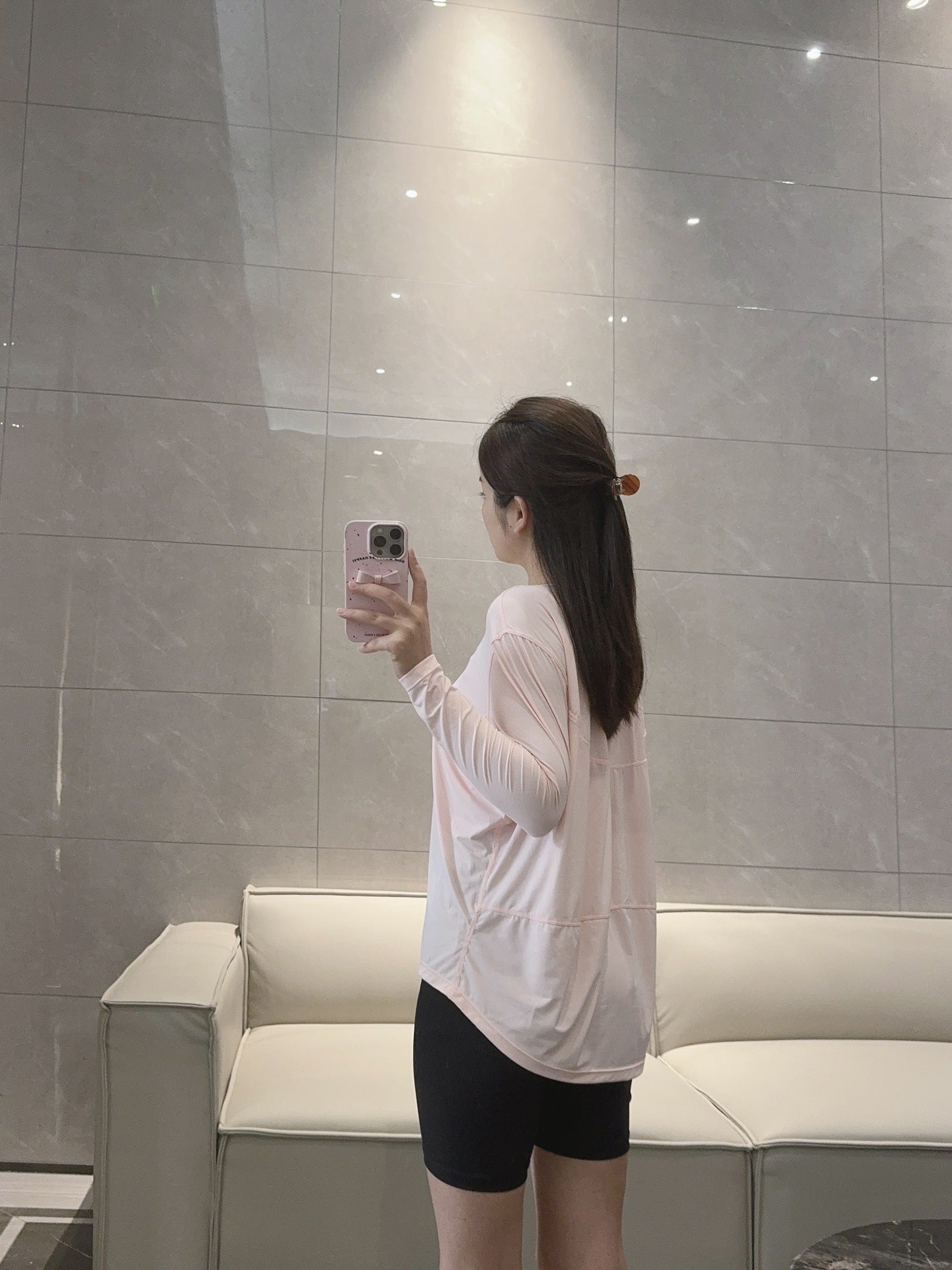 Action Yoga Wear Sun Protection Cool Sports Top Long Sleeve Versatile Base Layer Casual active wear woman