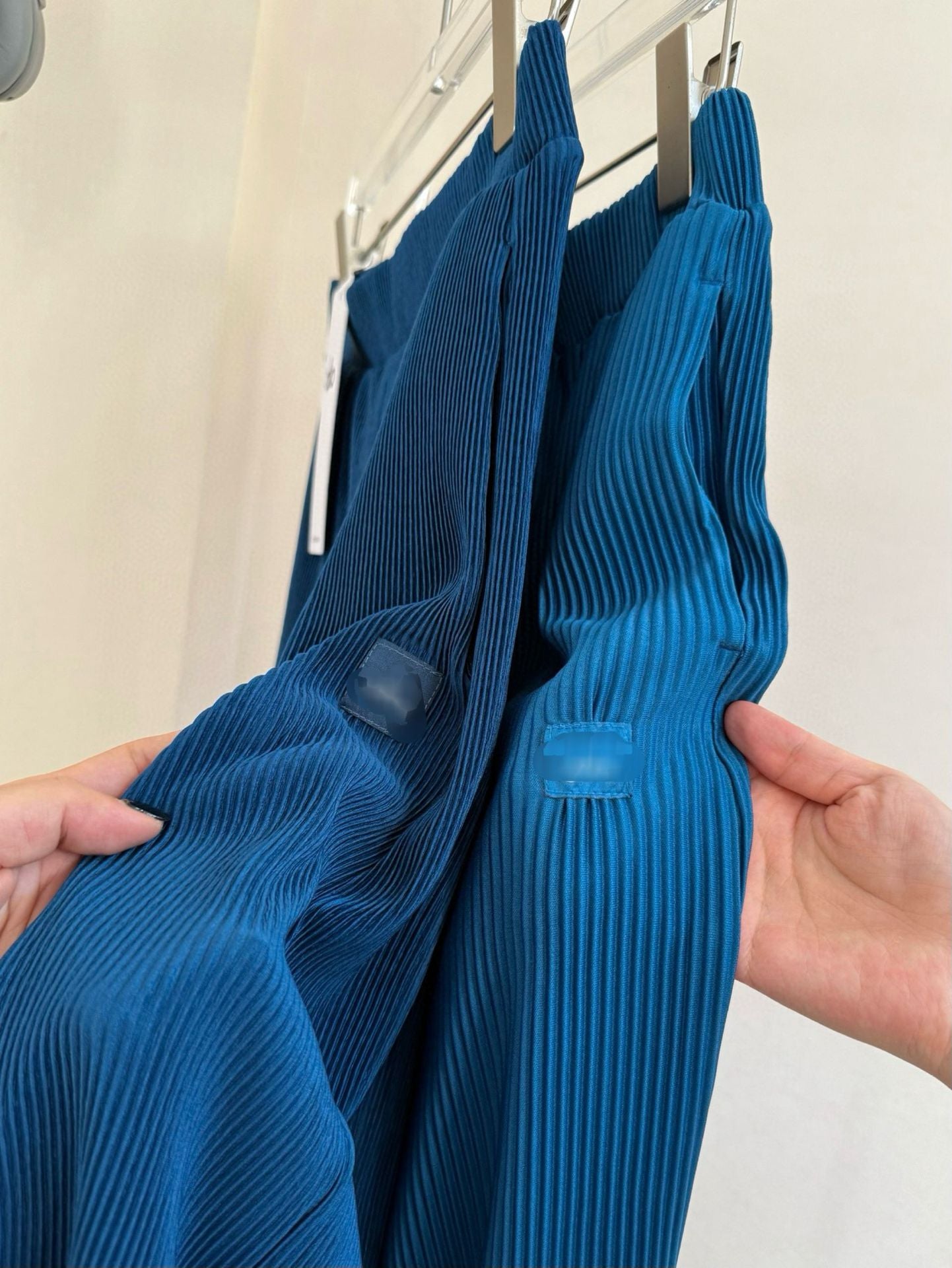 *Alo Higt Waist High Waist Organ Pleated Wide Leg Pants Soft Loose Slimming Pants Casual Lazy Floor Length