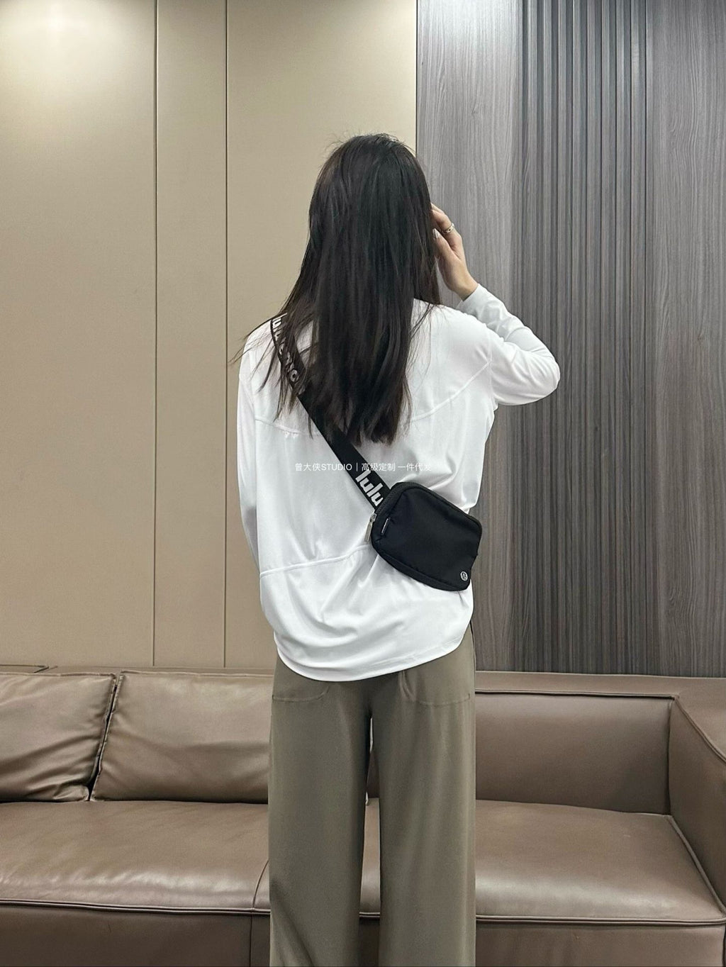 *lulu Same Style Action Loose Sun Protection Long Sleeve Women's Turtle Neck Sports Running Fitness Quick-Dry Breathable T Shirt