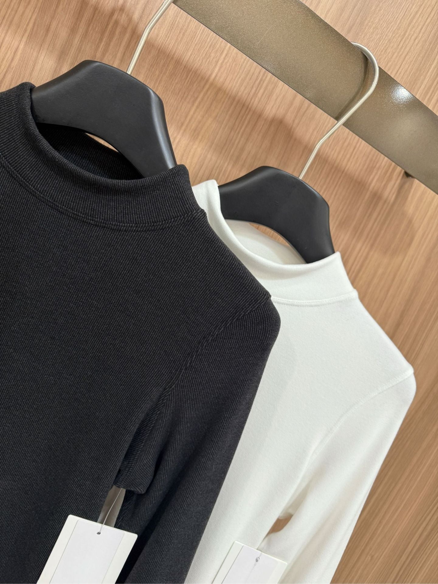 Rulu-running Dralon Half Turtleneck Base Shirt Autumn Winter Ultra Soft Warm Versatile Slim Fit Solid Color Brushed T Shirt 1265