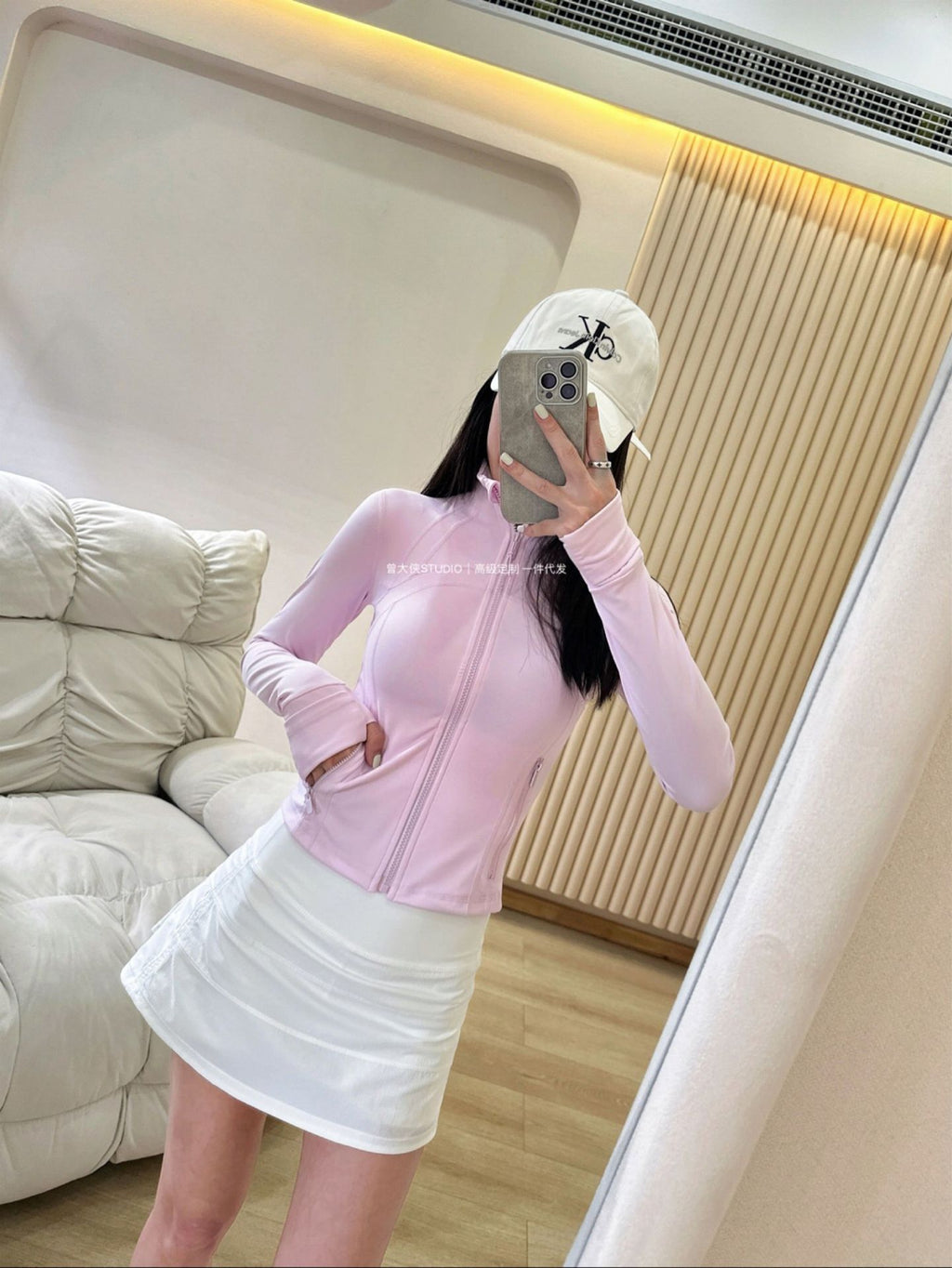 *Define Canada Short Style Cropped Yoga Sports Jacket Women's Slim Stand Collar Fitness Jacket Spring Women