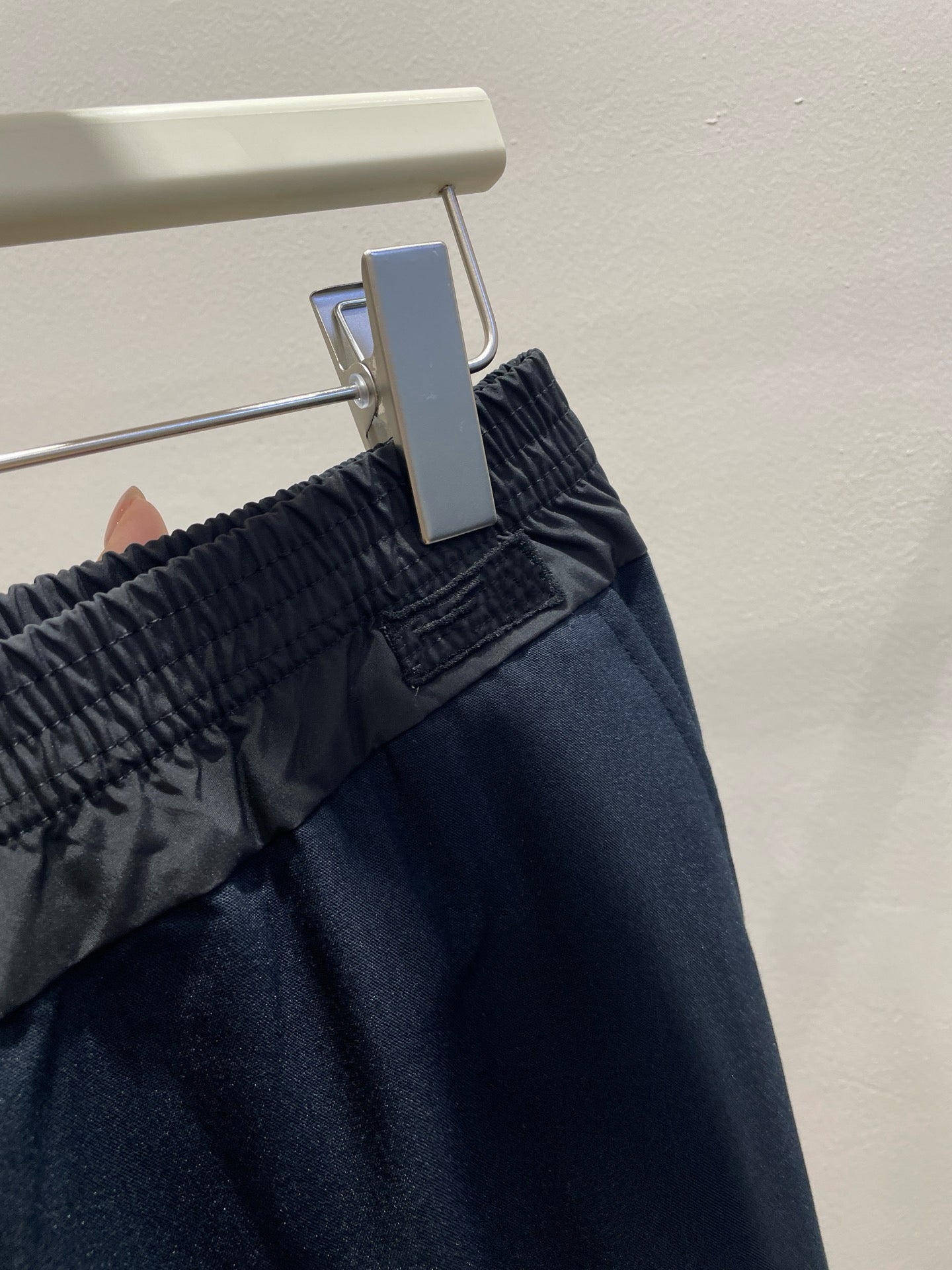 Women's High-Waist Stretchy Wide-Leg Pants Dark Blue Dark Grey S M L