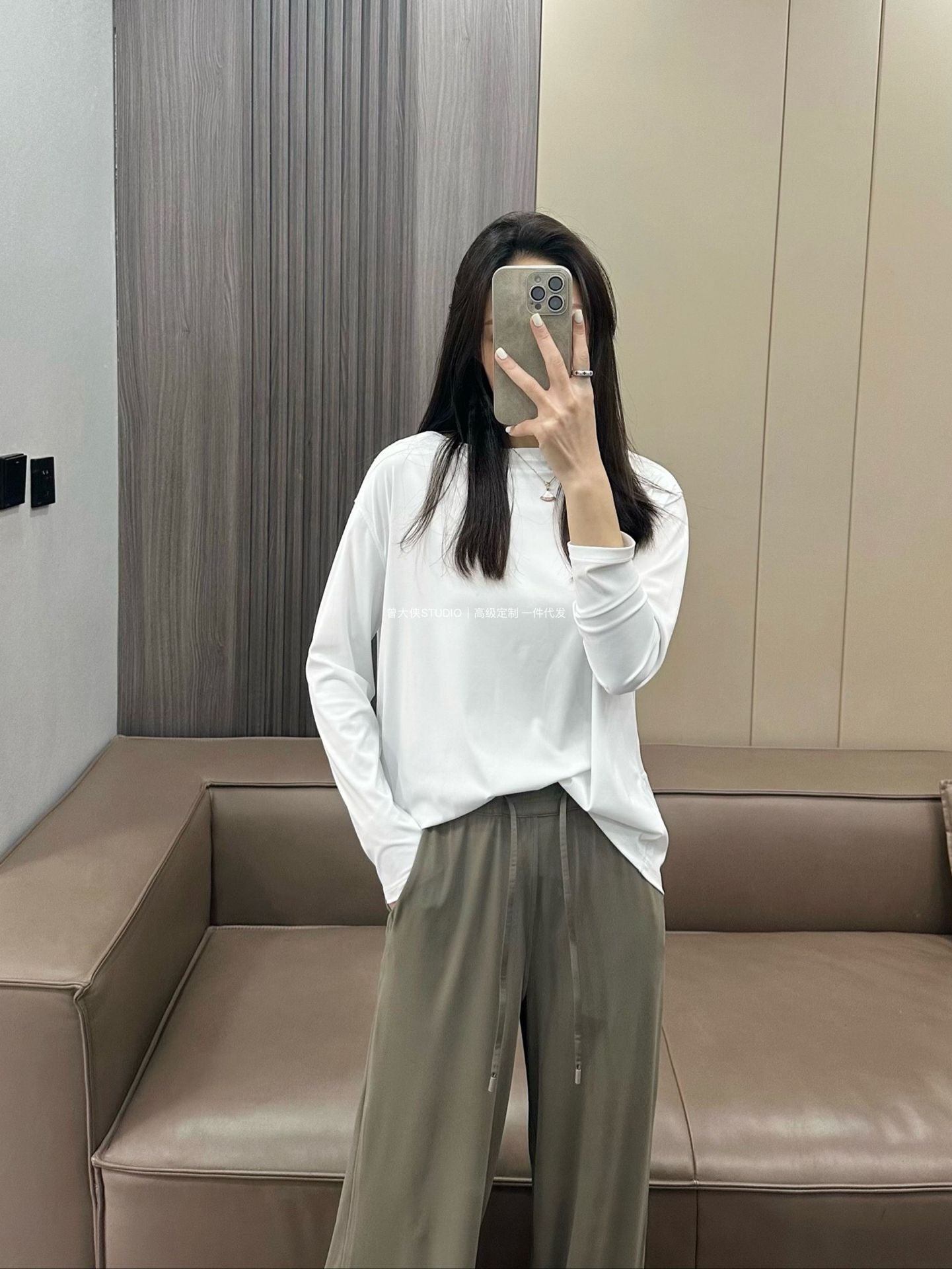 *lulu Same Style Action Loose Sun Protection Long Sleeve Women's Turtle Neck Sports Running Fitness Quick-Dry Breathable T Shirt