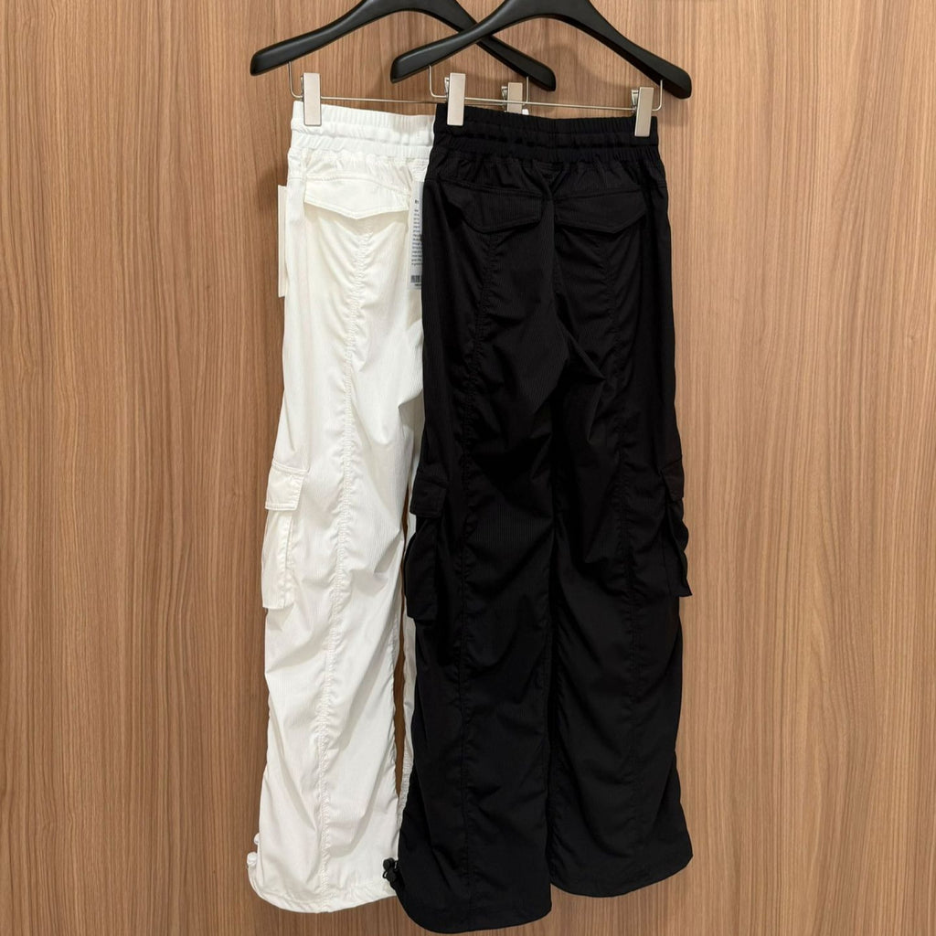 Dance Studio Workwear Loose Pants Lightweight Outdoor Quick-Dry Casual Sports High-Waist Drawstring Straight-Leg Pants for Women