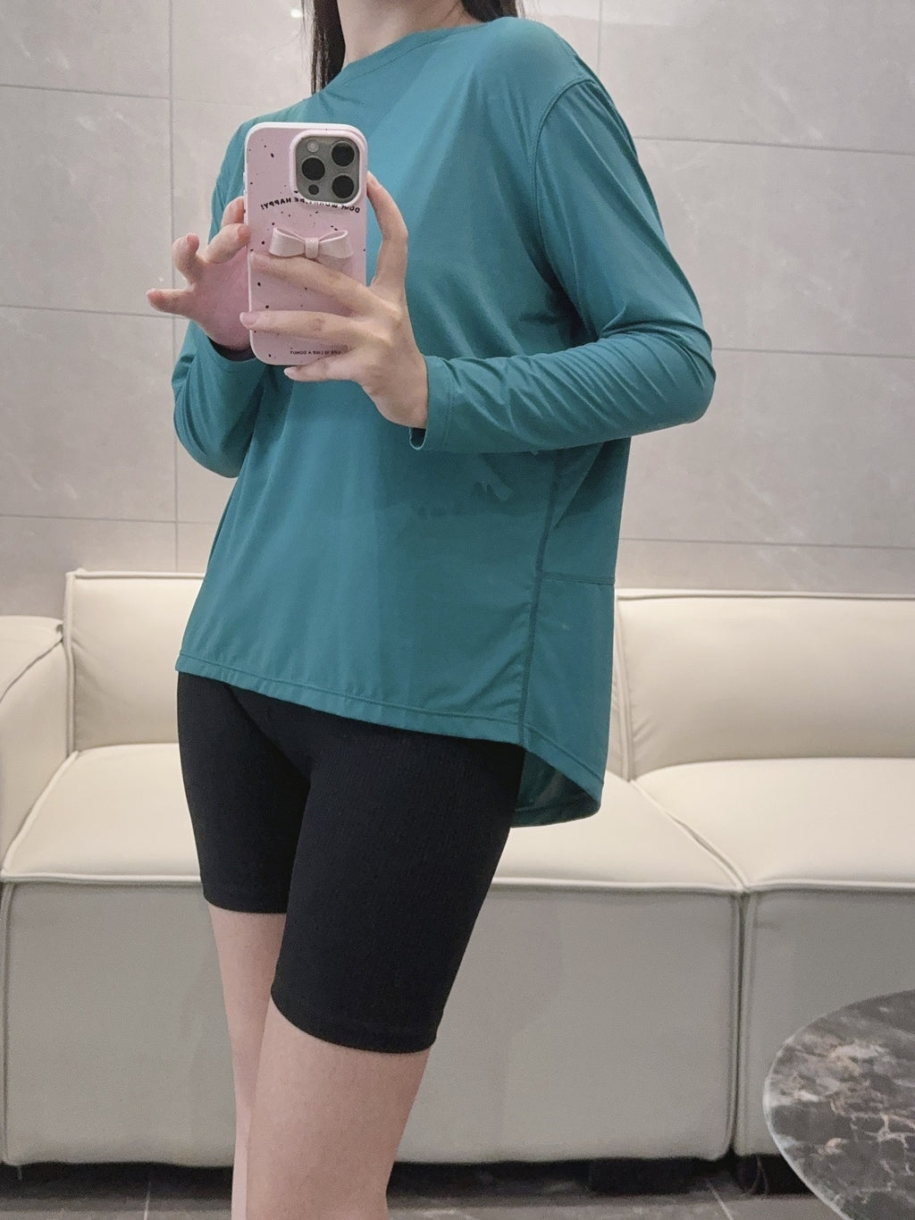 Action Yoga Wear Sun Protection Cool Sports Top Long Sleeve Versatile Base Layer Casual active wear woman