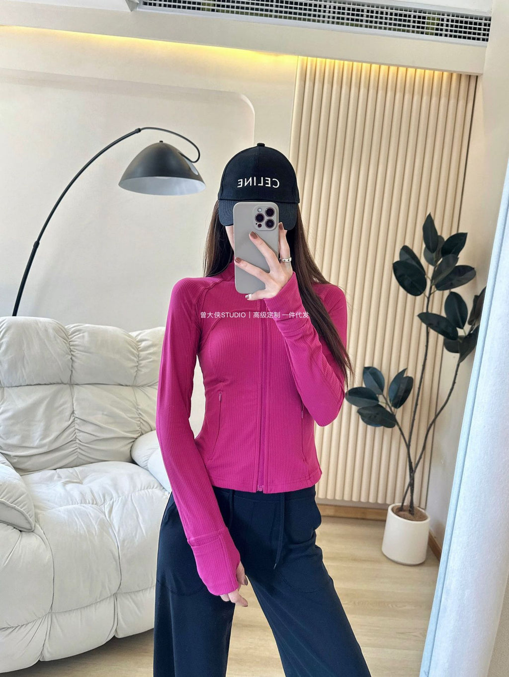*Define Short Threaded Jacket lulu Yoga clothing for women, slim-fit outdoor fitness sun-protective sports slimming jacket
