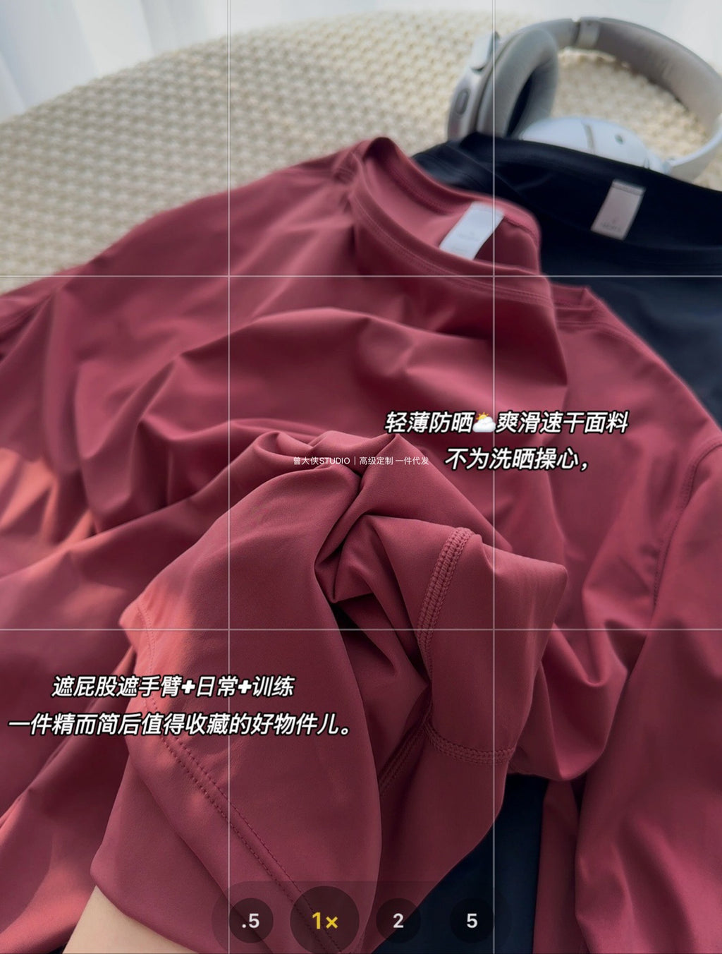 *lulu Same Style Action Loose Sun Protection Long Sleeve Women's Turtle Neck Sports Running Fitness Quick-Dry Breathable T Shirt