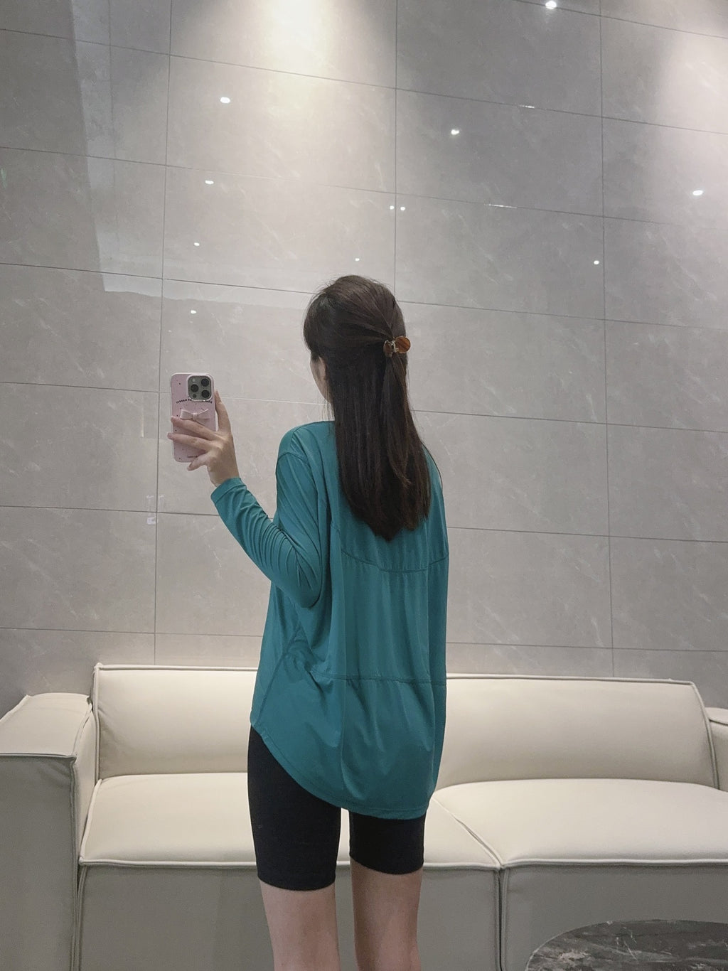 Action Yoga Wear Sun Protection Cool Sports Top Long Sleeve Versatile Base Layer Casual active wear woman