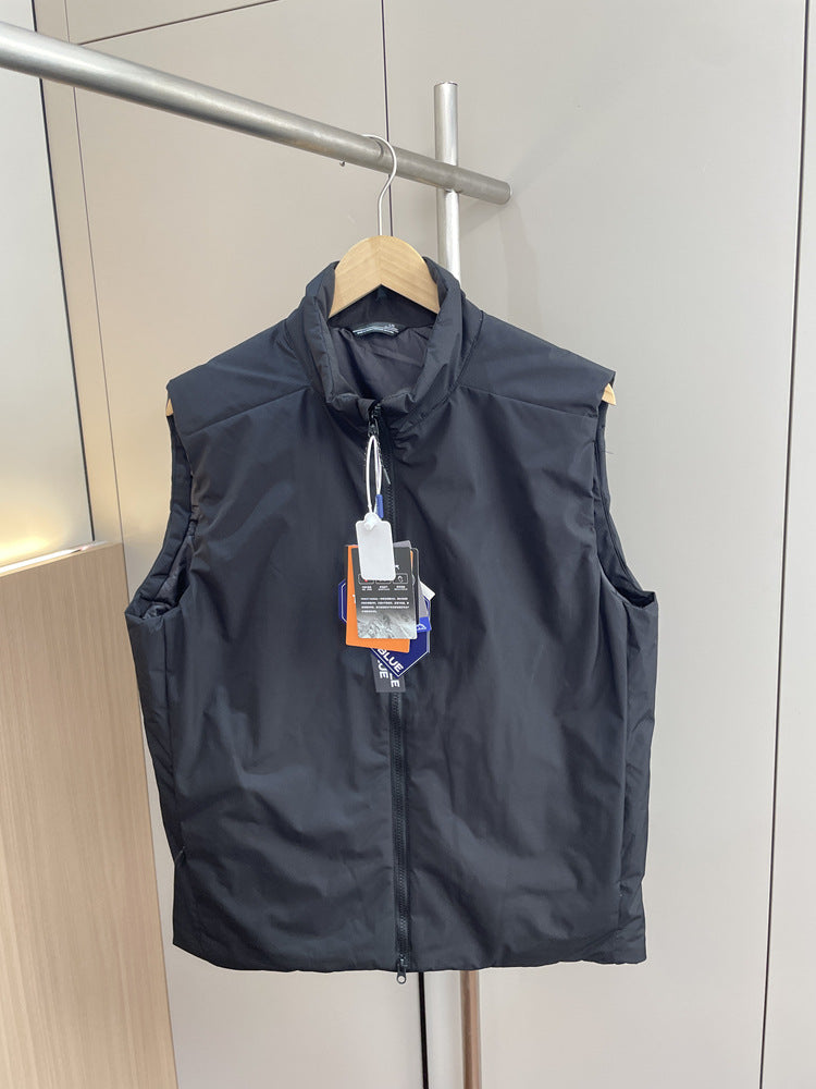 "Bird"AT0M Series！Warmer than down P Cotton！Autumn and Winter Men's Export Stand Collar Vest