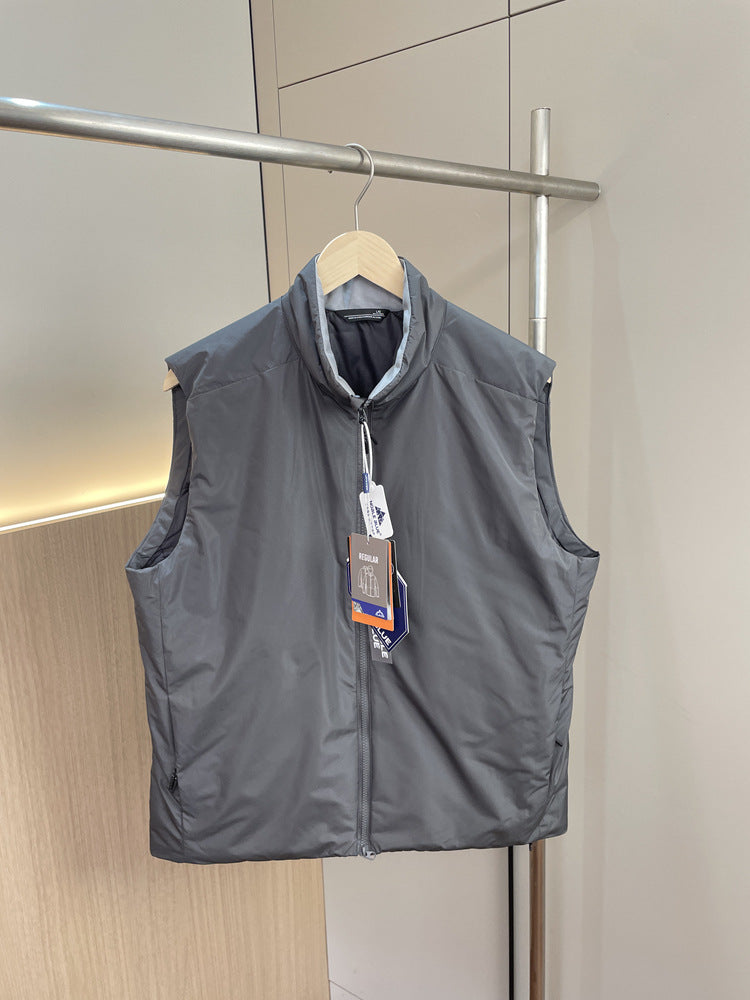 "Bird"AT0M Series！Warmer than down P Cotton！Autumn and Winter Men's Export Stand Collar Vest