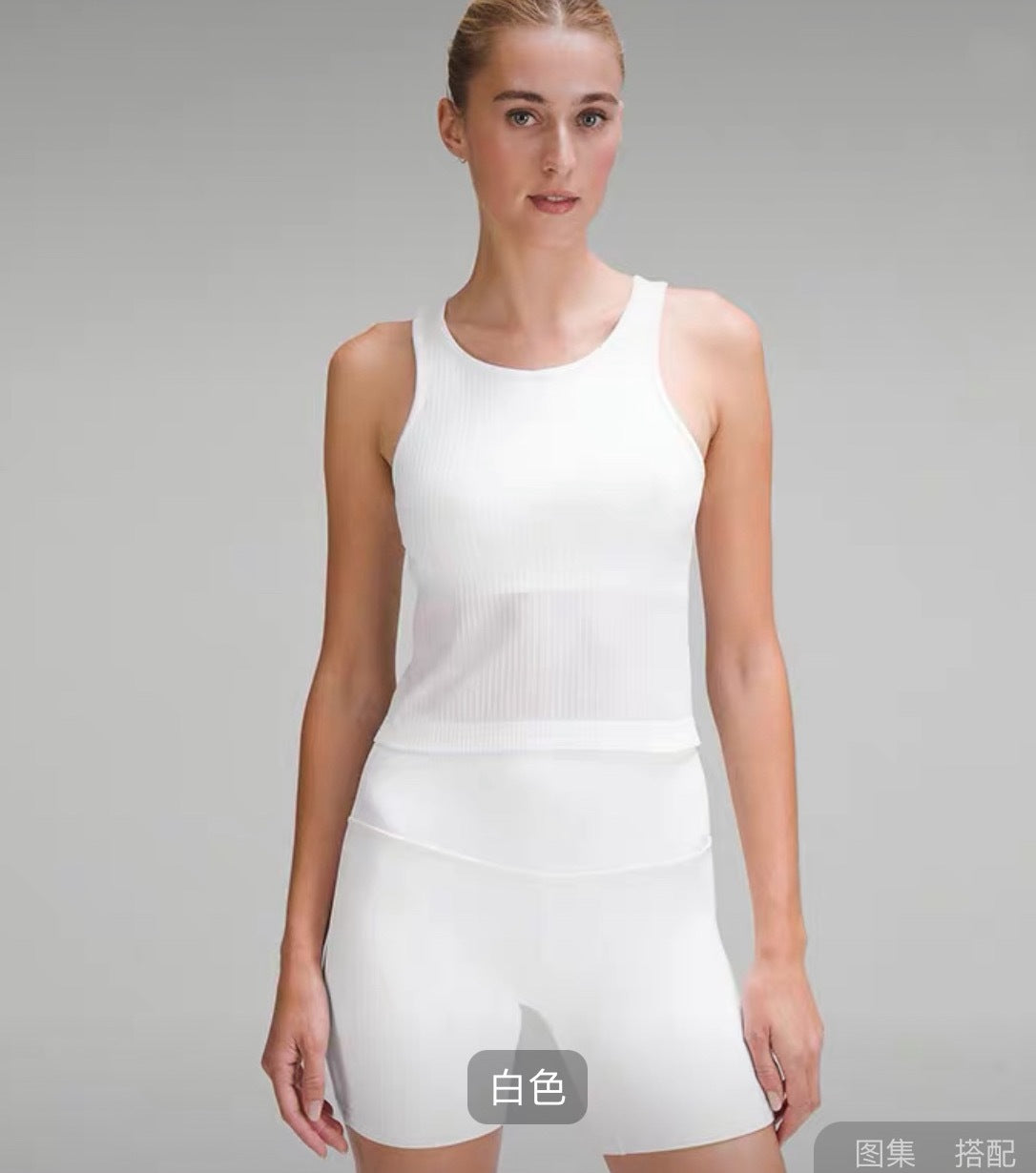 *lulu Yoga EBB Vest Candy Color Sports Sweat-Absorbent Breathable Quick-Drying Soft Running Fitness Bra with Chest Pad