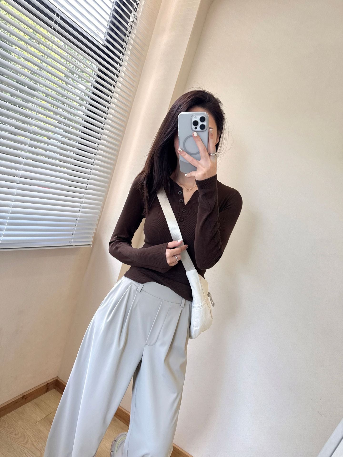 *lulu Same Style Hold Tight Modal Henley Shirt Slim Fit Yoga Fitness Sports Base Layer T Women's T-shirt