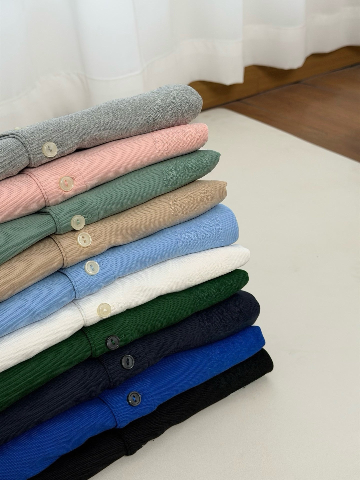 Classic Men's 100% Cotton Pique Polo Shirt - Breathable, Comfortable, Versatile