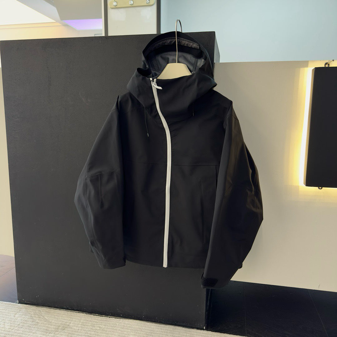 Unisex Waterproof Windproof Anti-Wrinkle Hardshell Jacket All-Weather Easy Care