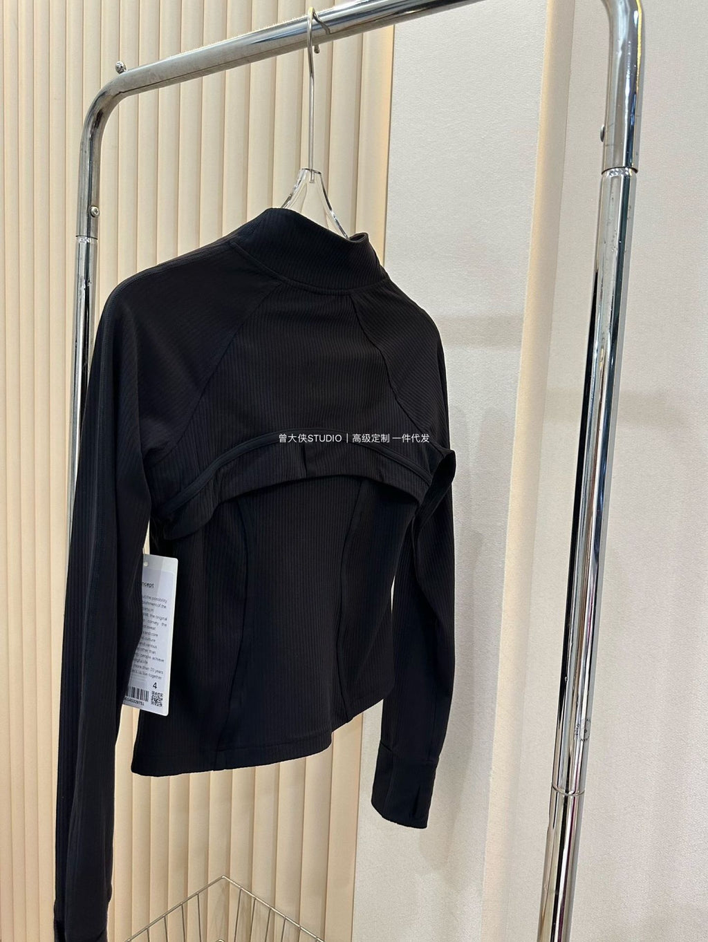 *Define Short Threaded Jacket lulu Yoga clothing for women, slim-fit outdoor fitness sun-protective sports slimming jacket