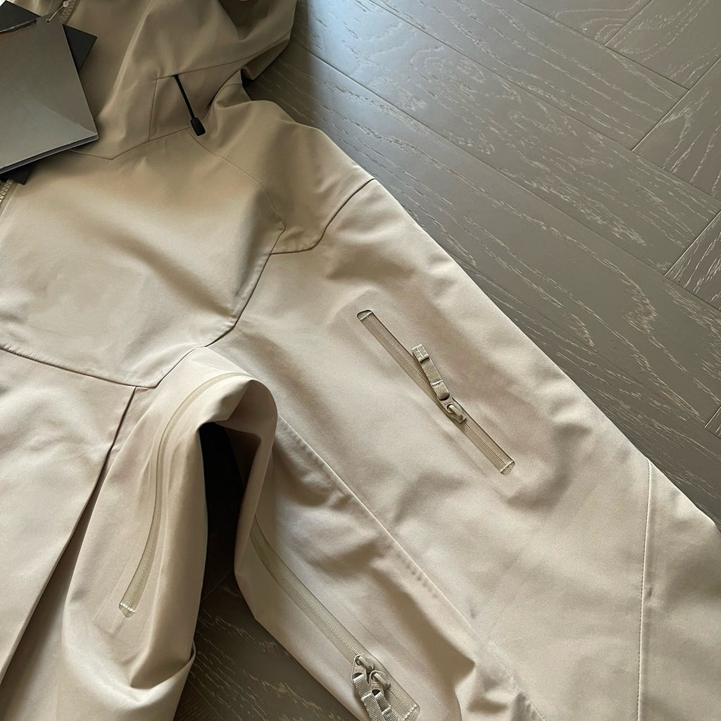 Unisex Waterproof Windproof Anti-Wrinkle Hardshell Jacket All-Weather Easy Care