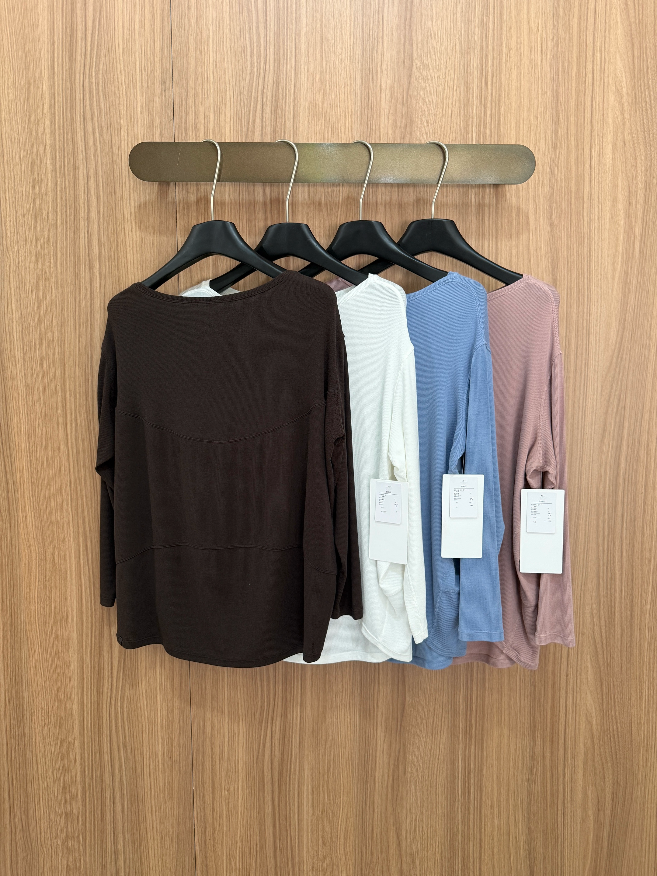 Women's Action Tencel Modal Soft Long Sleeve Breathable Activewear Yoga Running Casual Top Wearing