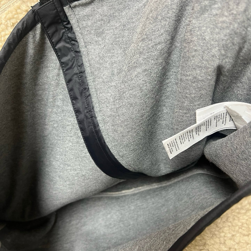 Women's Color Block Lamb Sherpa Fleece Jacket Stand Collar & Hooded Design Full Zipper Closure Warm & Cozy Outerwear