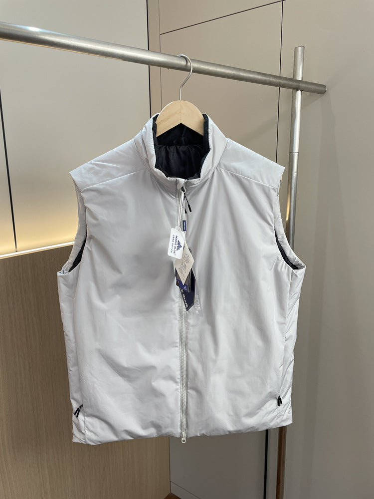 Unisex Insulated Winter Vest - Waterproof & Windproof Stand Collar Puffer Gilet for Men and Women - Warm Lightweight Sleeveless Jacket