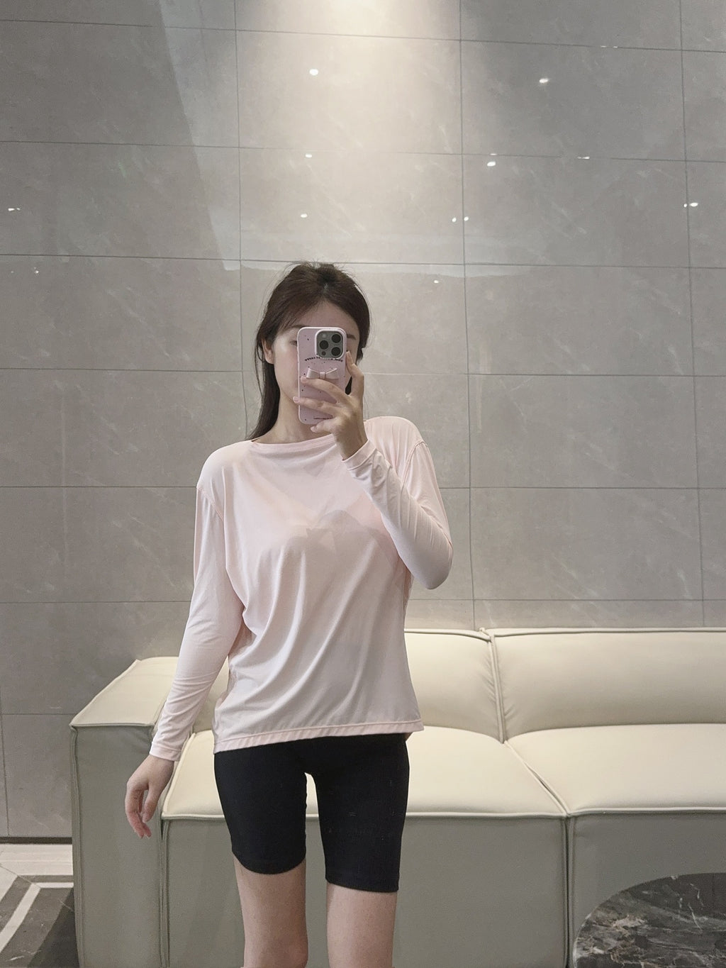 Action Yoga Wear Sun Protection Cool Sports Top Long Sleeve Versatile Base Layer Casual active wear woman