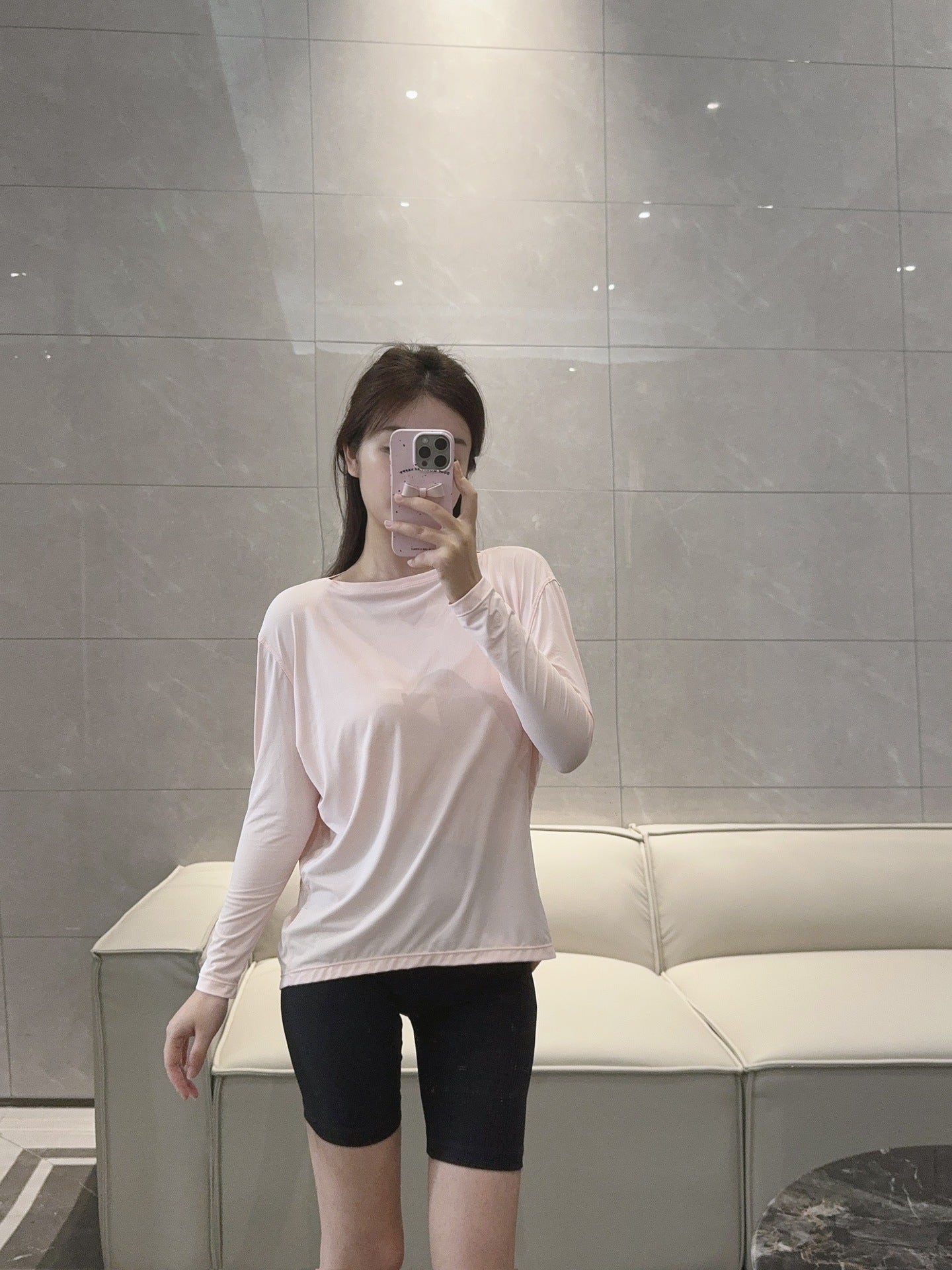 Action Yoga Wear Sun Protection Cool Sports Top Long Sleeve Versatile Base Layer Casual active wear woman