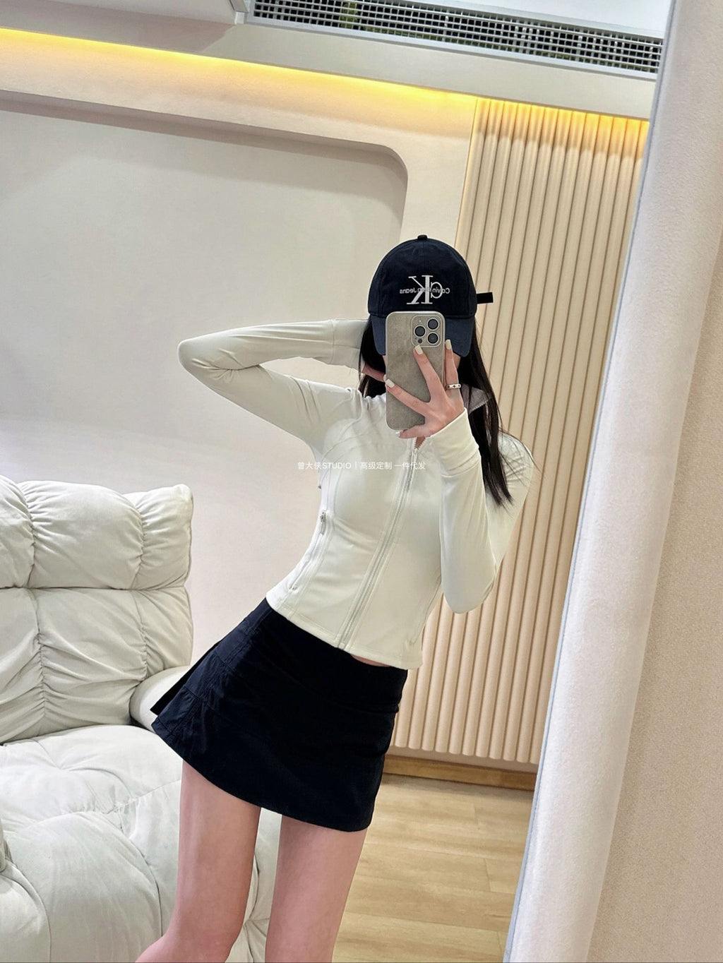 *Define Canada Short Style Cropped Yoga Sports Jacket Women's Slim Stand Collar Fitness Jacket Spring Women