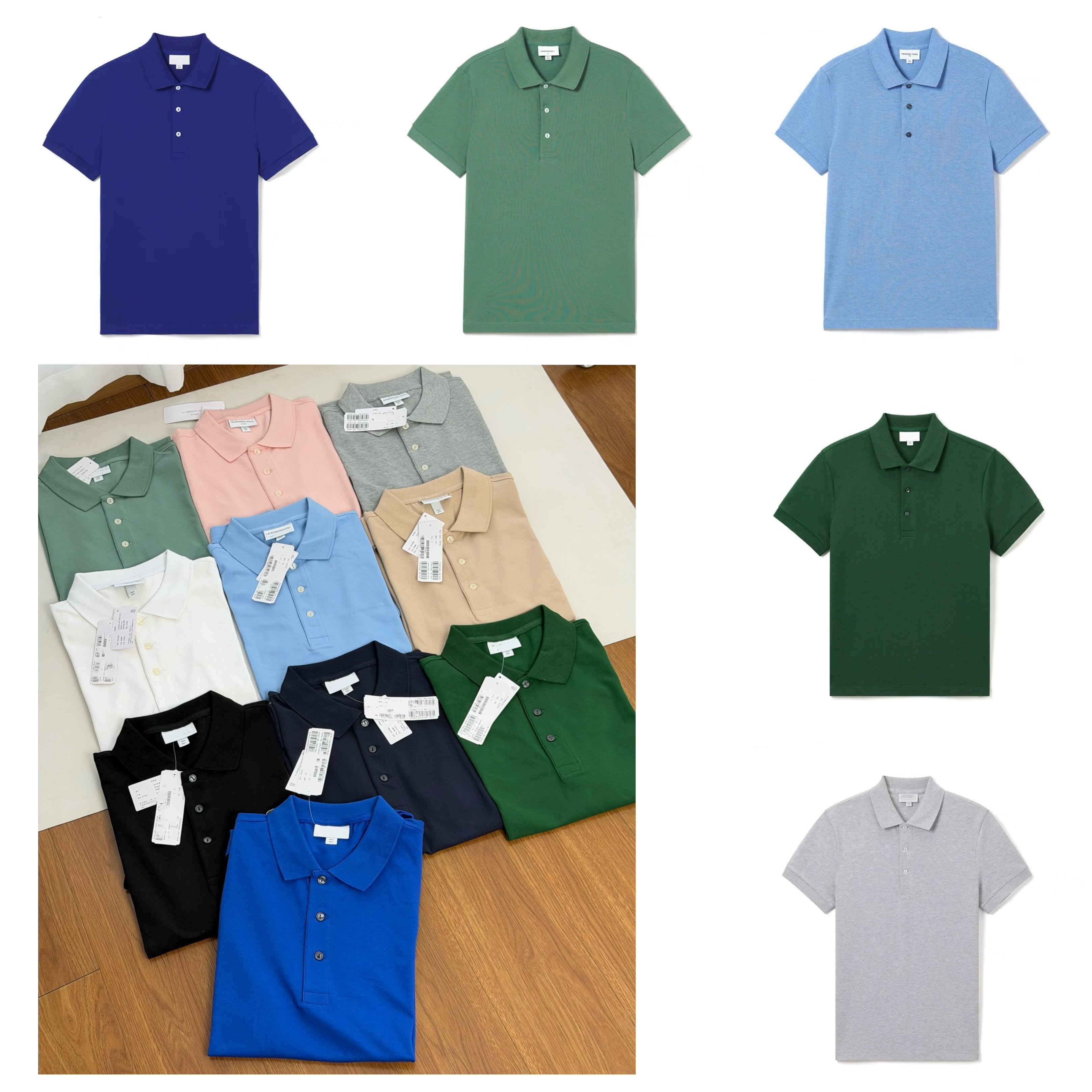 Classic Men's 100% Cotton Pique Polo Shirt - Breathable, Comfortable, Versatile