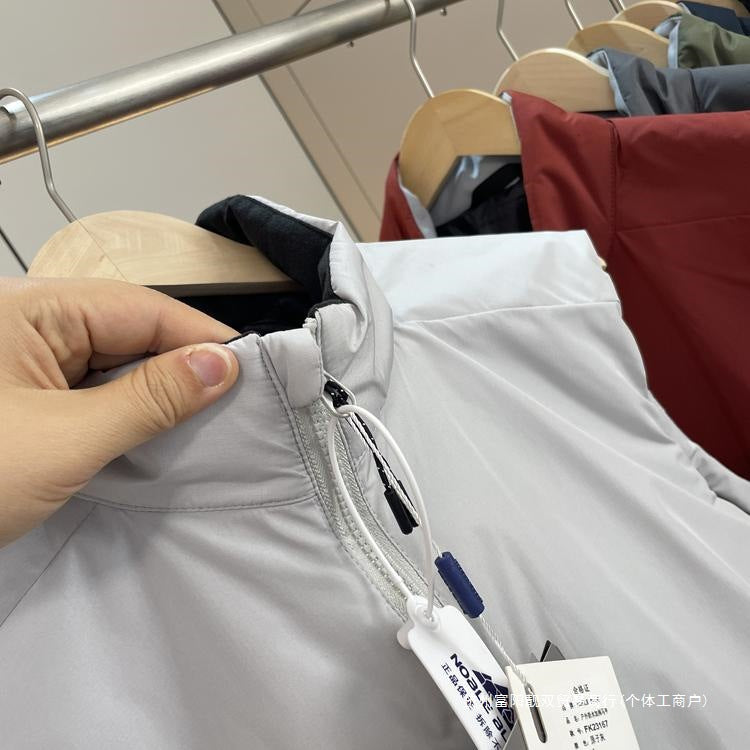 "Bird"AT0M Series！Warmer than down P Cotton！Autumn and Winter Men's Export Stand Collar Vest