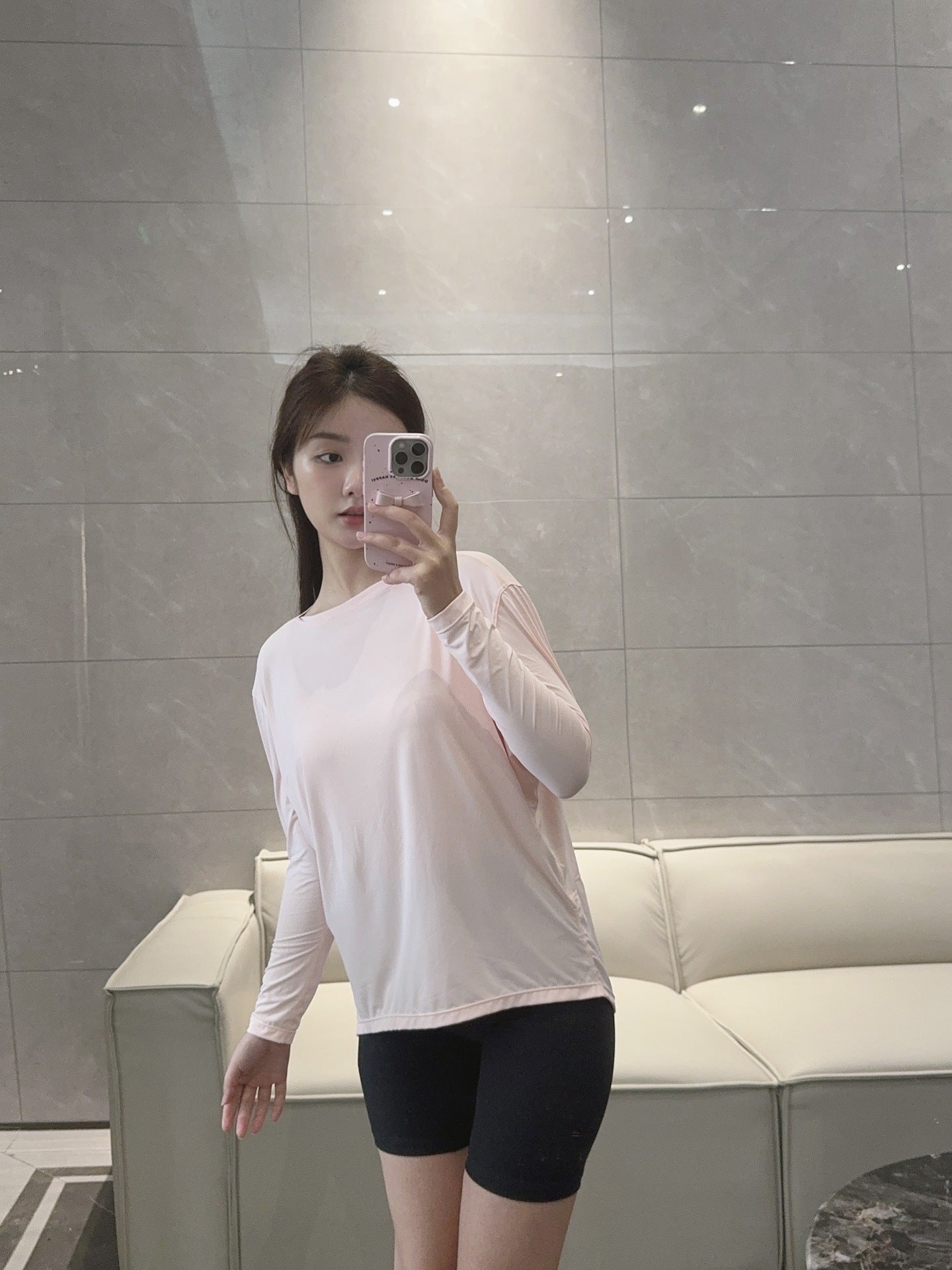 Action Yoga Wear Sun Protection Cool Sports Top Long Sleeve Versatile Base Layer Casual active wear woman