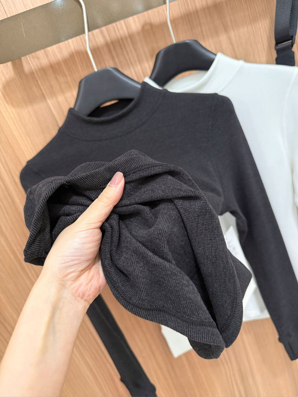 Rulu-running Dralon Half Turtleneck Base Shirt Autumn Winter Ultra Soft Warm Versatile Slim Fit Solid Color Brushed T Shirt 1265