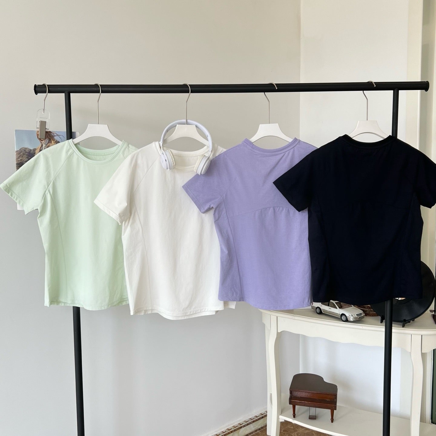 Women's Athletic T-Shirt Spring/Summer/Fall Moisture-Wicking Quick-Dry Polyester Activewear Breathable