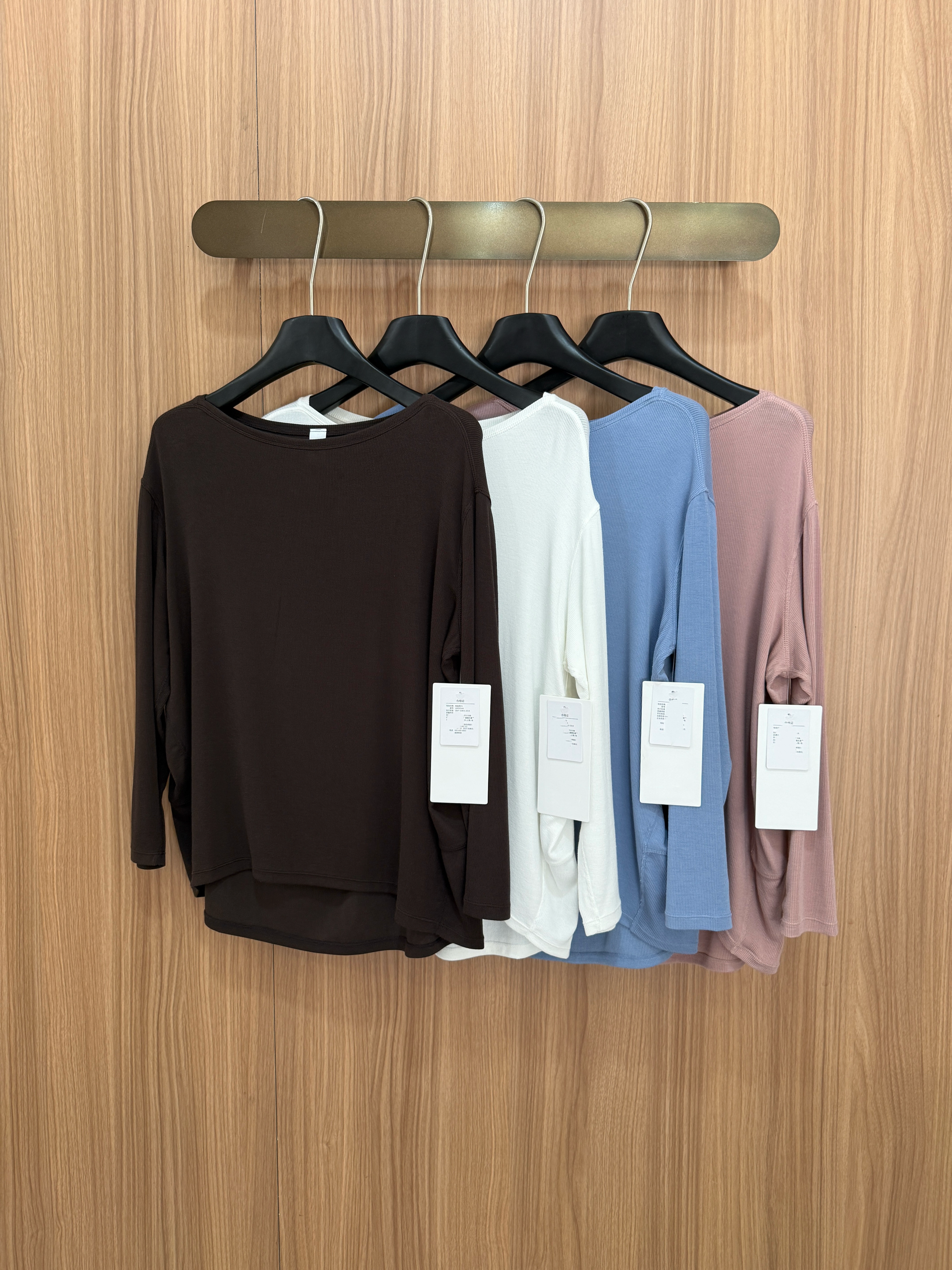 Women's Action Tencel Modal Soft Long Sleeve Breathable Activewear Yoga Running Casual Top Wearing