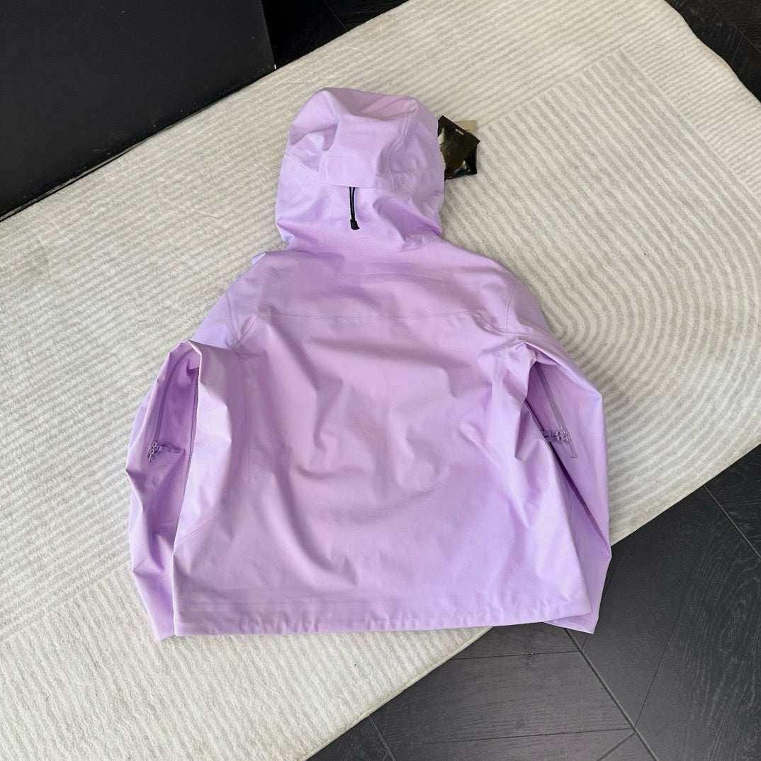 Unisex Waterproof Windproof Anti-Wrinkle Hardshell Jacket All-Weather Easy Care