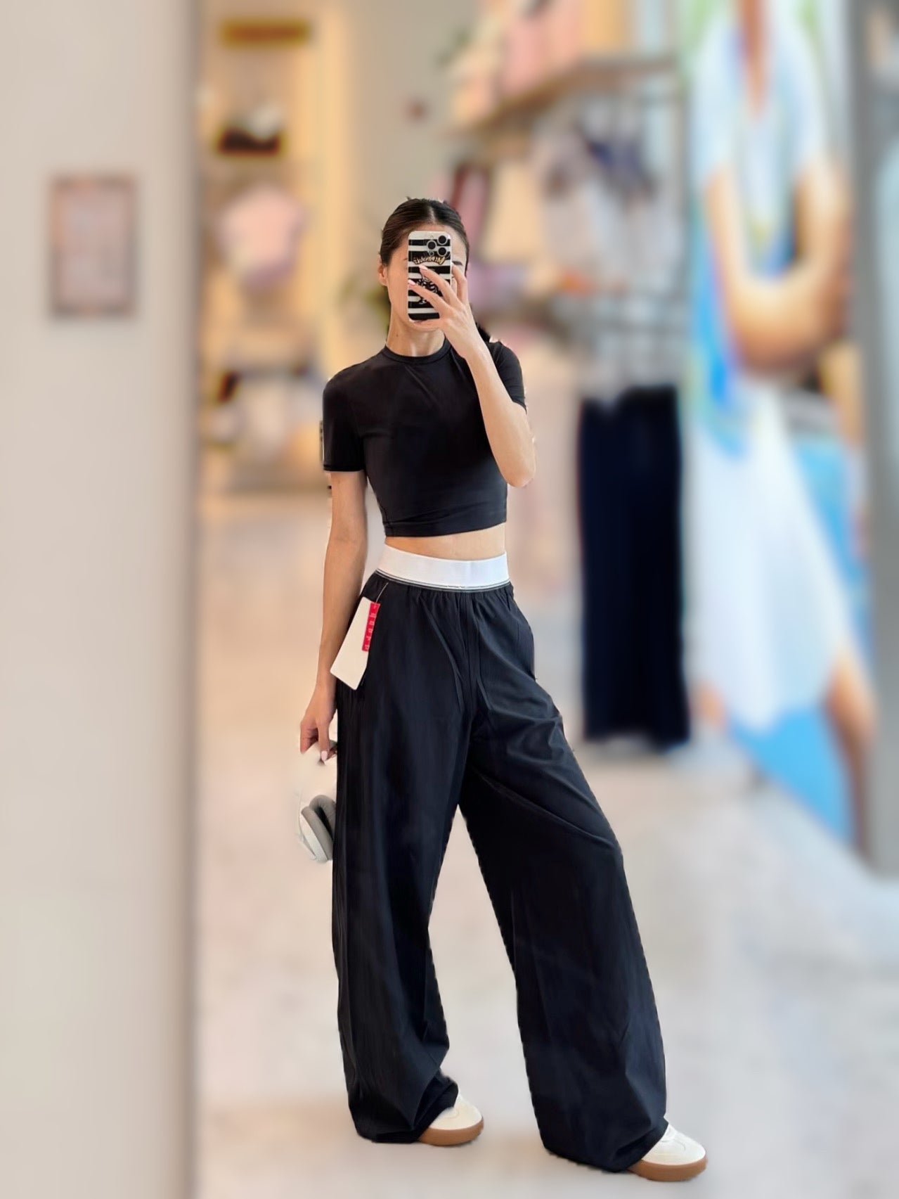 Swift Women's High-Waist Wide-Leg Pants Lightweight Breathable Casual