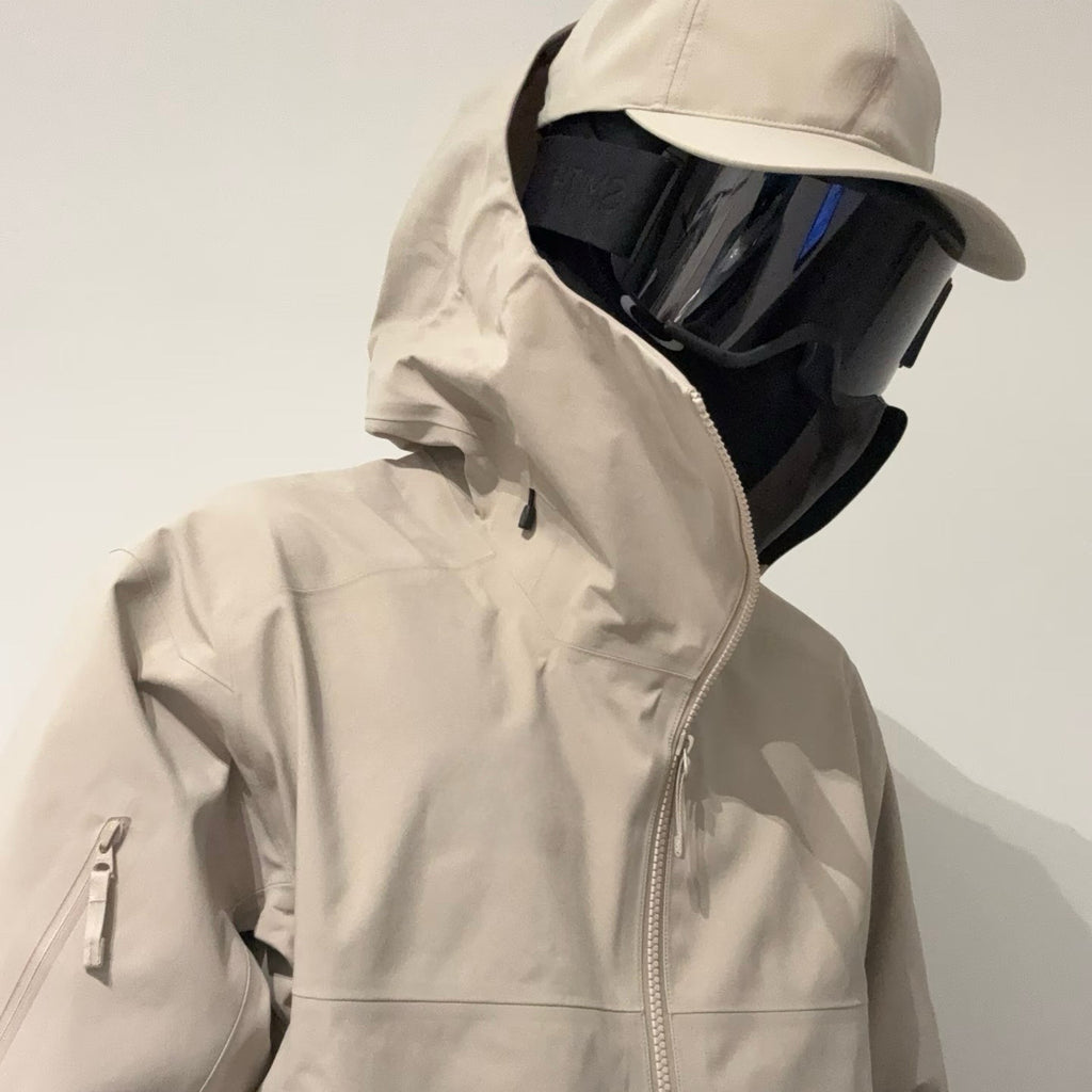 Unisex Waterproof Windproof Anti-Wrinkle Hardshell Jacket All-Weather Easy Care