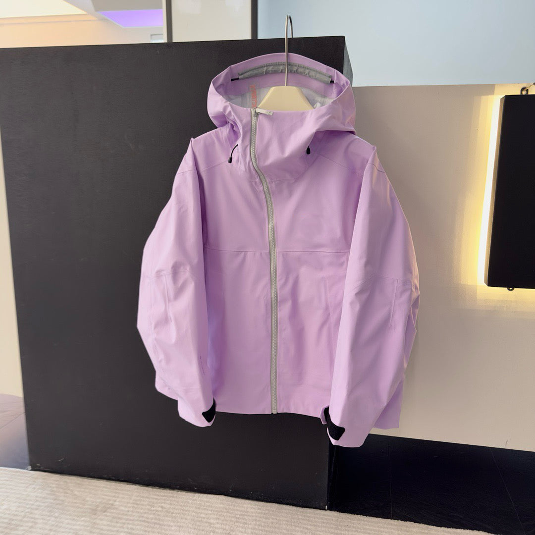 Unisex Waterproof Windproof Anti-Wrinkle Hardshell Jacket All-Weather Easy Care