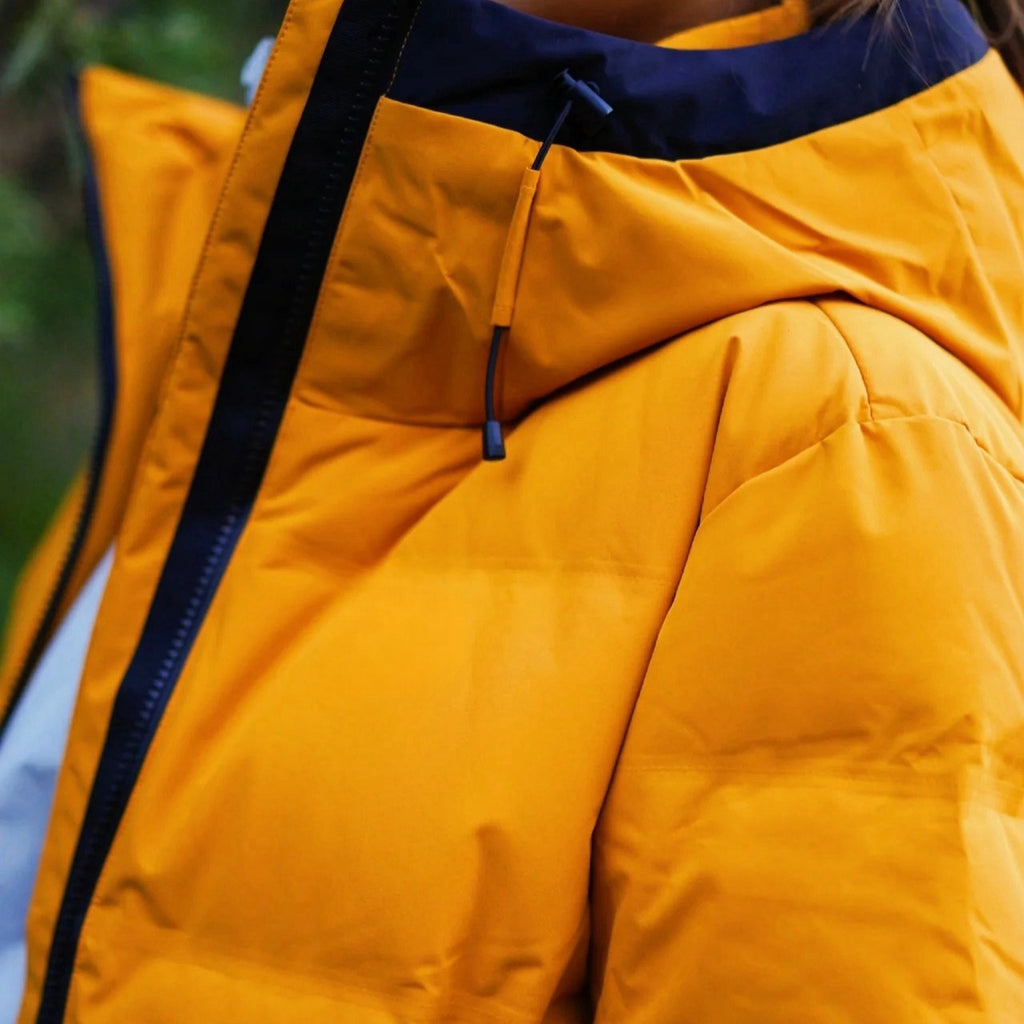 Flix and Ponyo Men's/Women's Waterproof Hooded Duck Down Puffer Jacket for Winter Outdoor Sports Unisex