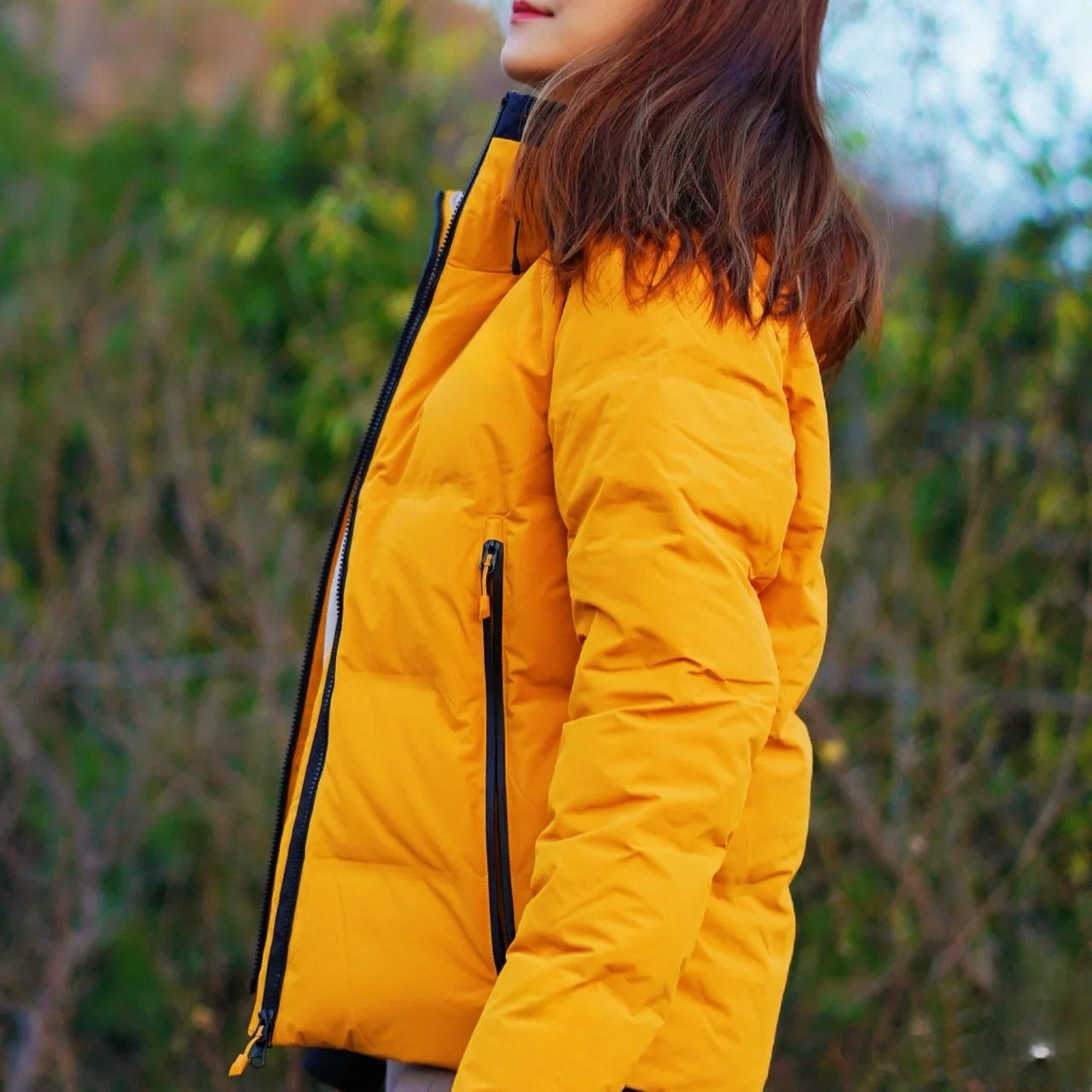 Flix and Ponyo Men's/Women's Waterproof Hooded Duck Down Puffer Jacket for Winter Outdoor Sports Unisex