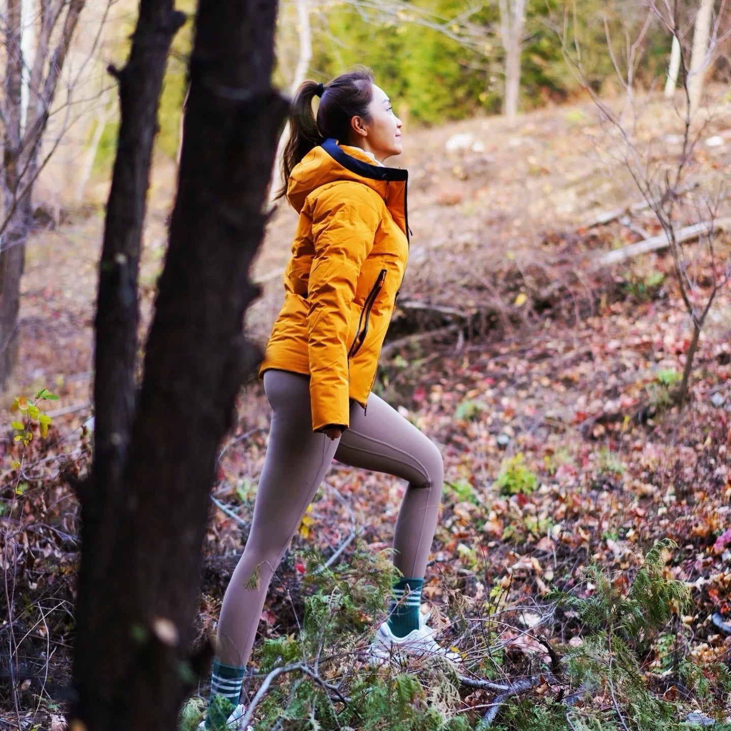 Flix and Ponyo Men's/Women's Waterproof Hooded Duck Down Puffer Jacket for Winter Outdoor Sports Unisex